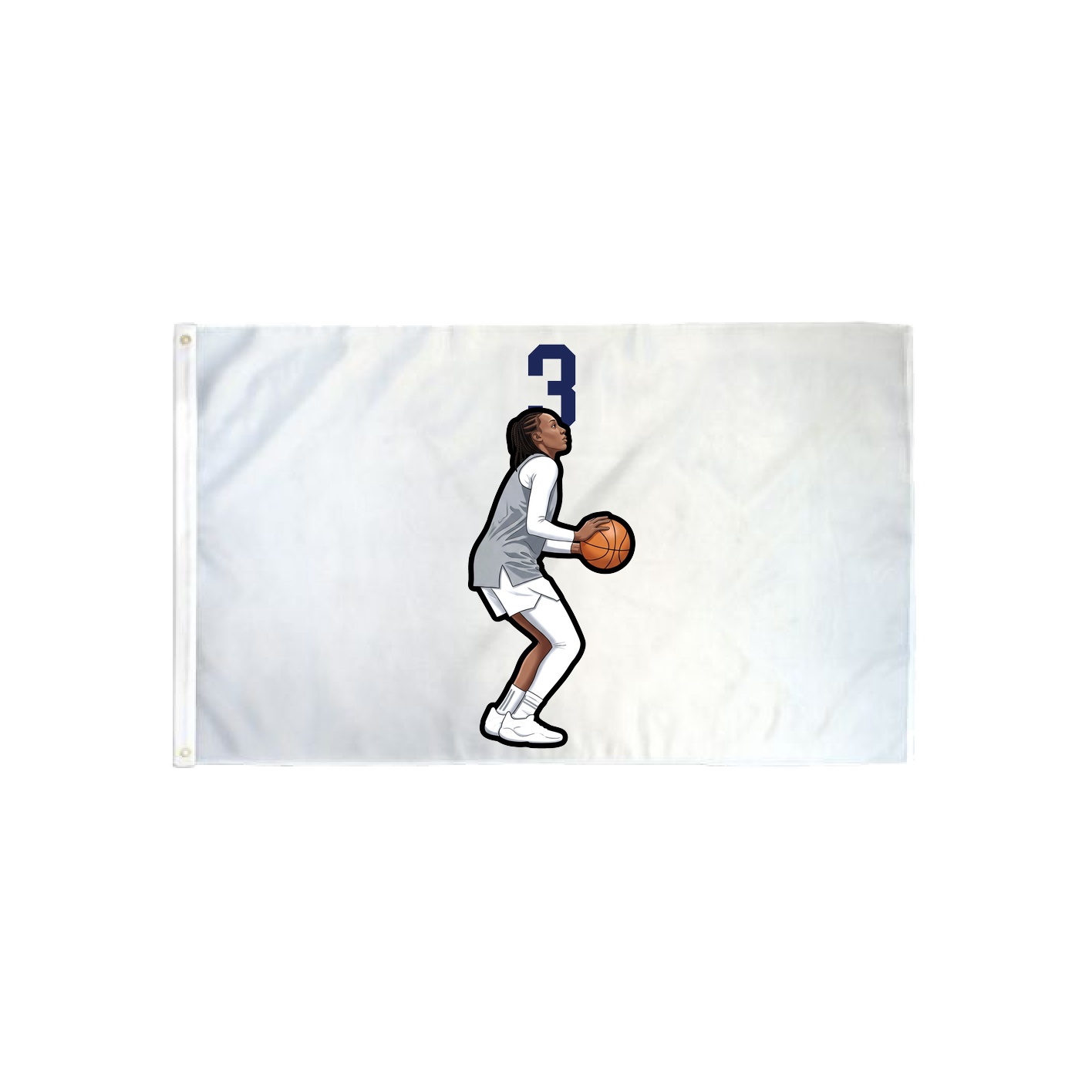 3x5 Flag — Number Top in Classic