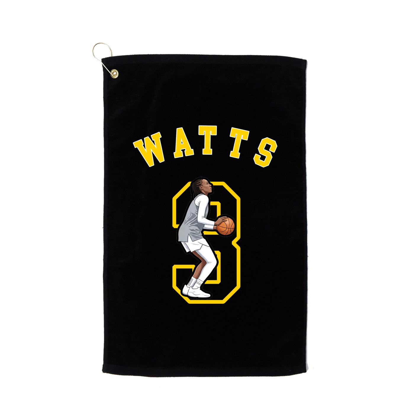 Golf Towel — Shirsey Arch in Black