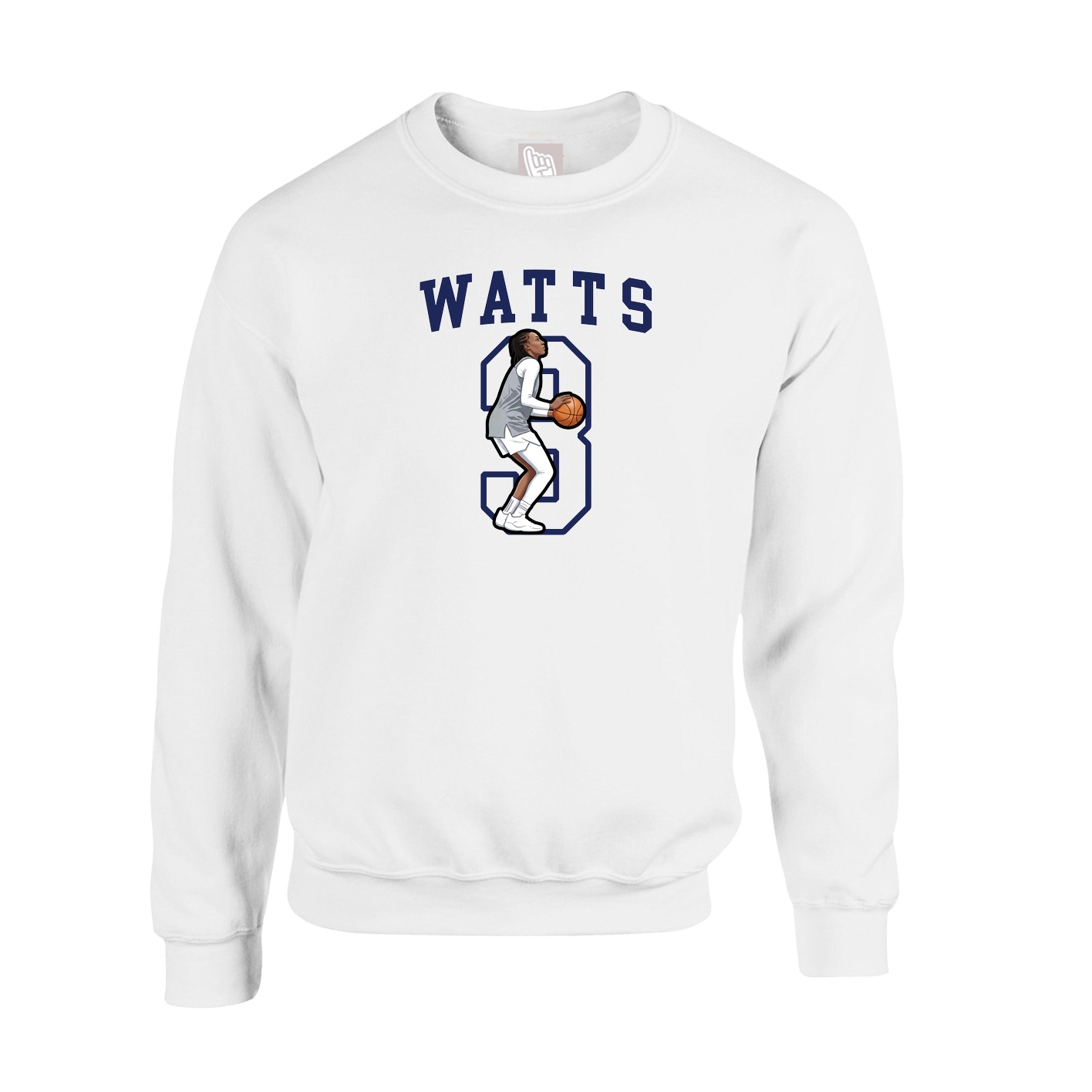 Fleece Crew — Shirsey in White