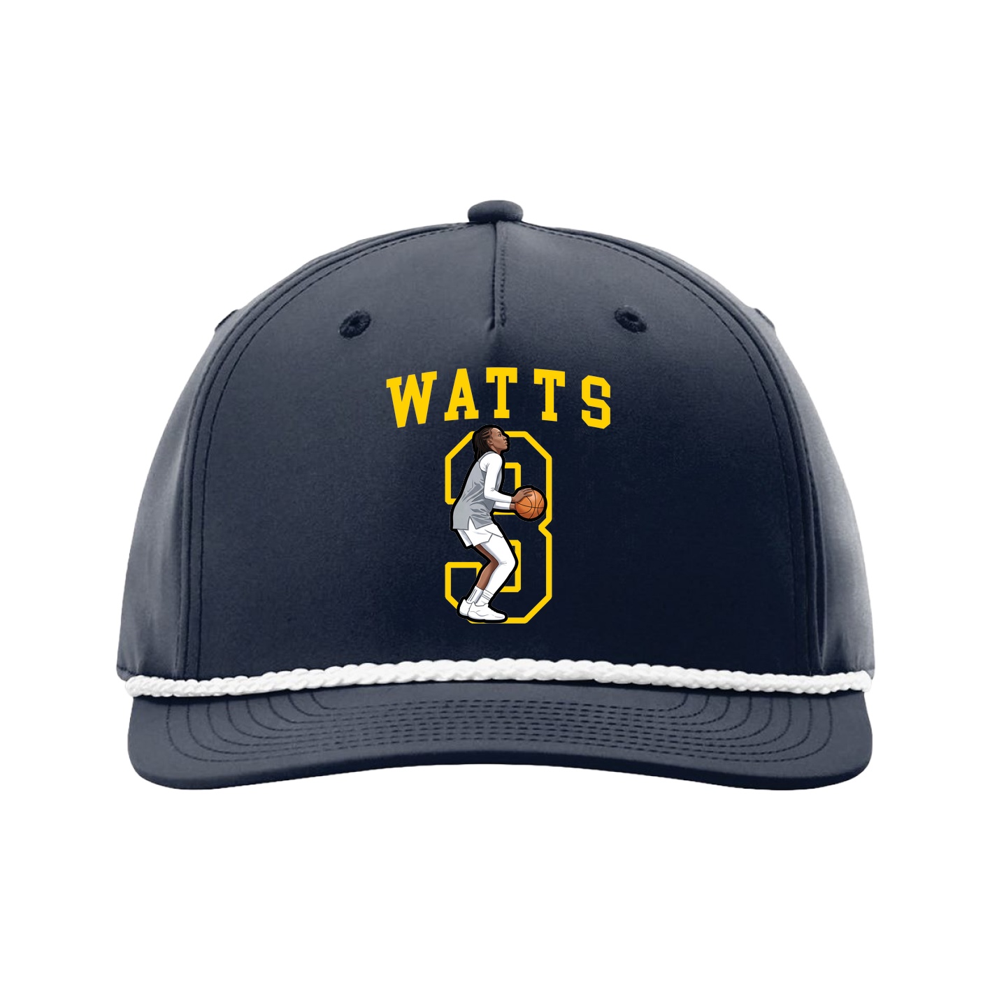 Five-Panel Classic Rope Cap — Shirsey in Navy