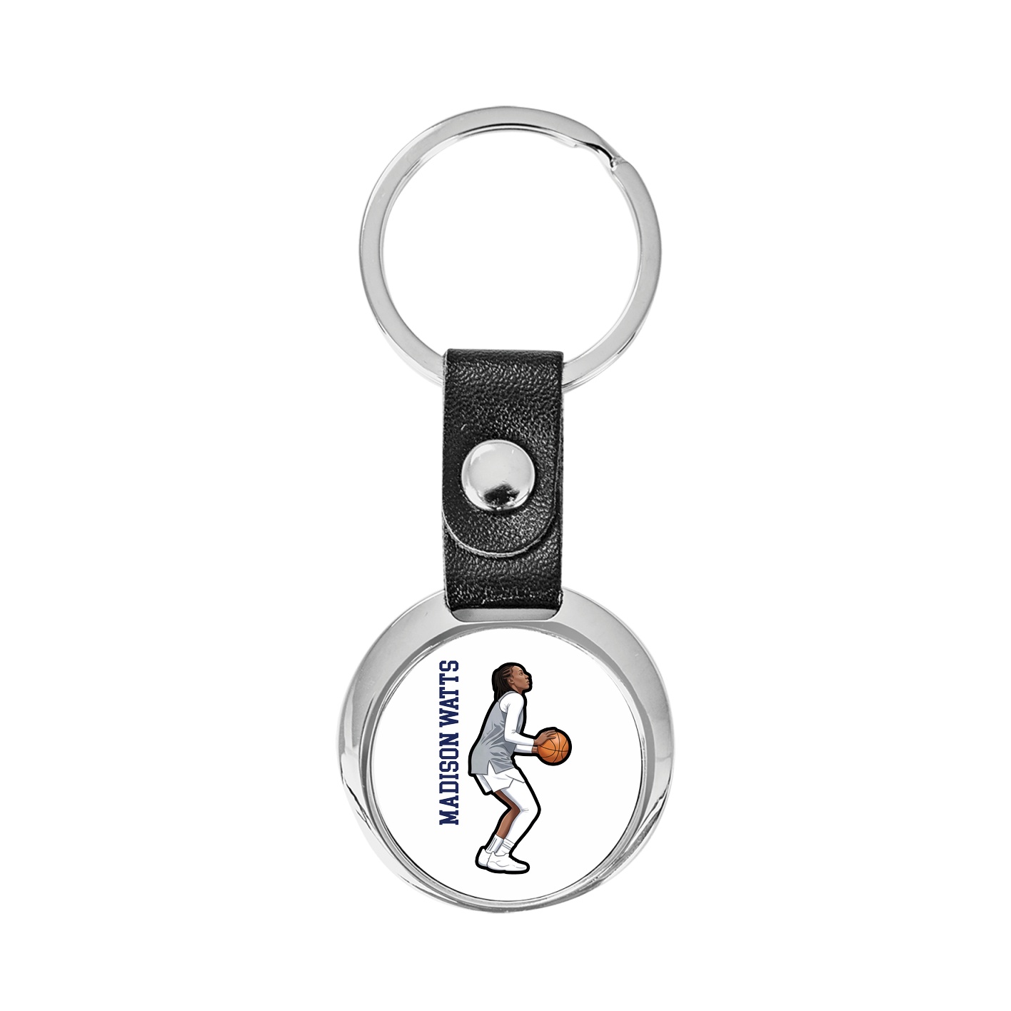 Key Chain — Name Vertical in Classic