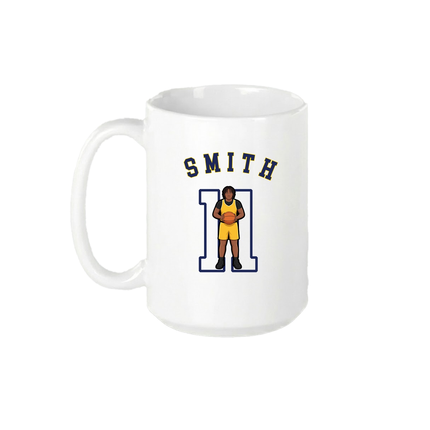 15oz Coffee Mug — Shirsey Arch in White