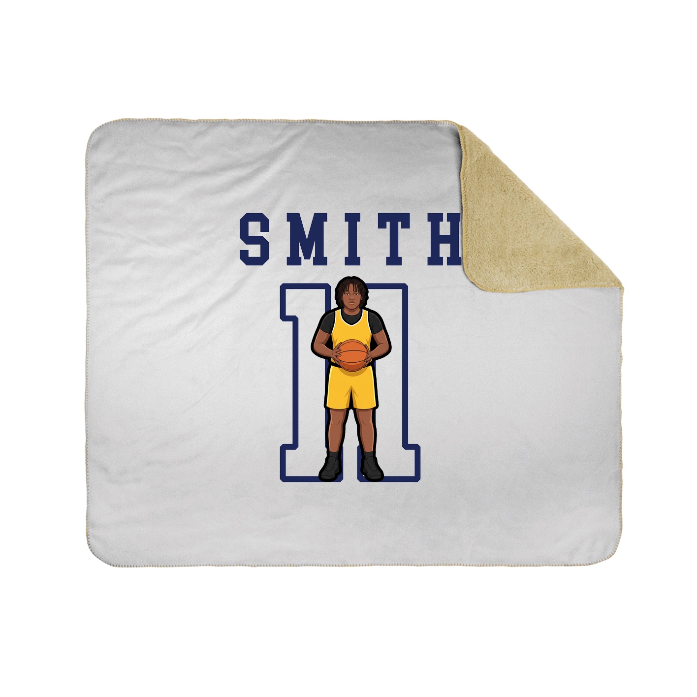 Throw Blanket — Shirsey in White