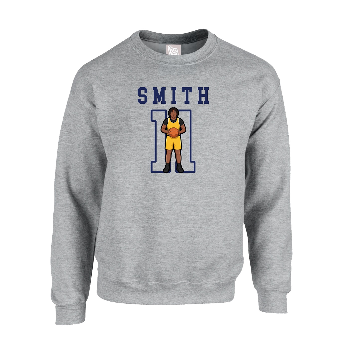 Fleece Crew — Shirsey in Grey