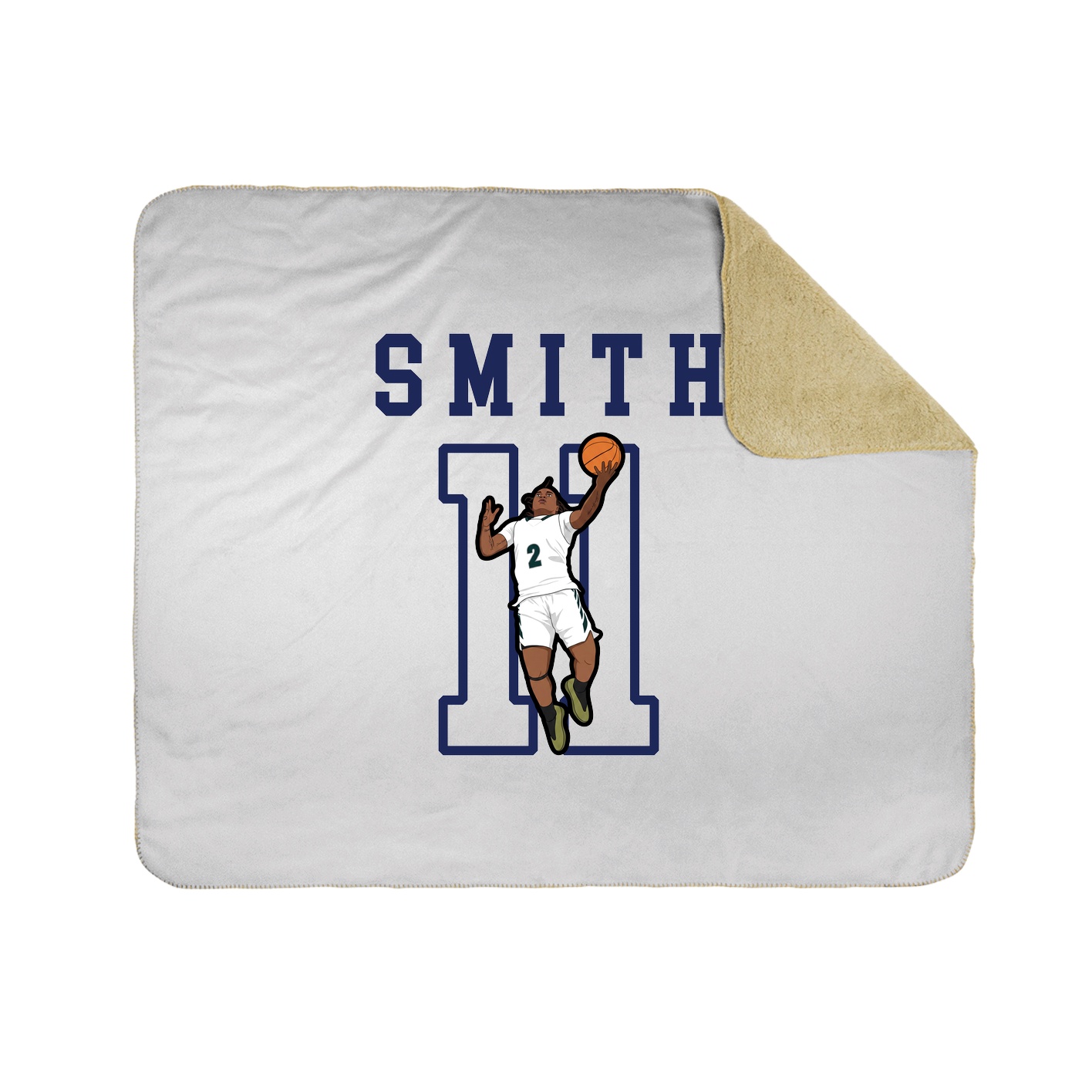 Throw Blanket — Shirsey in White