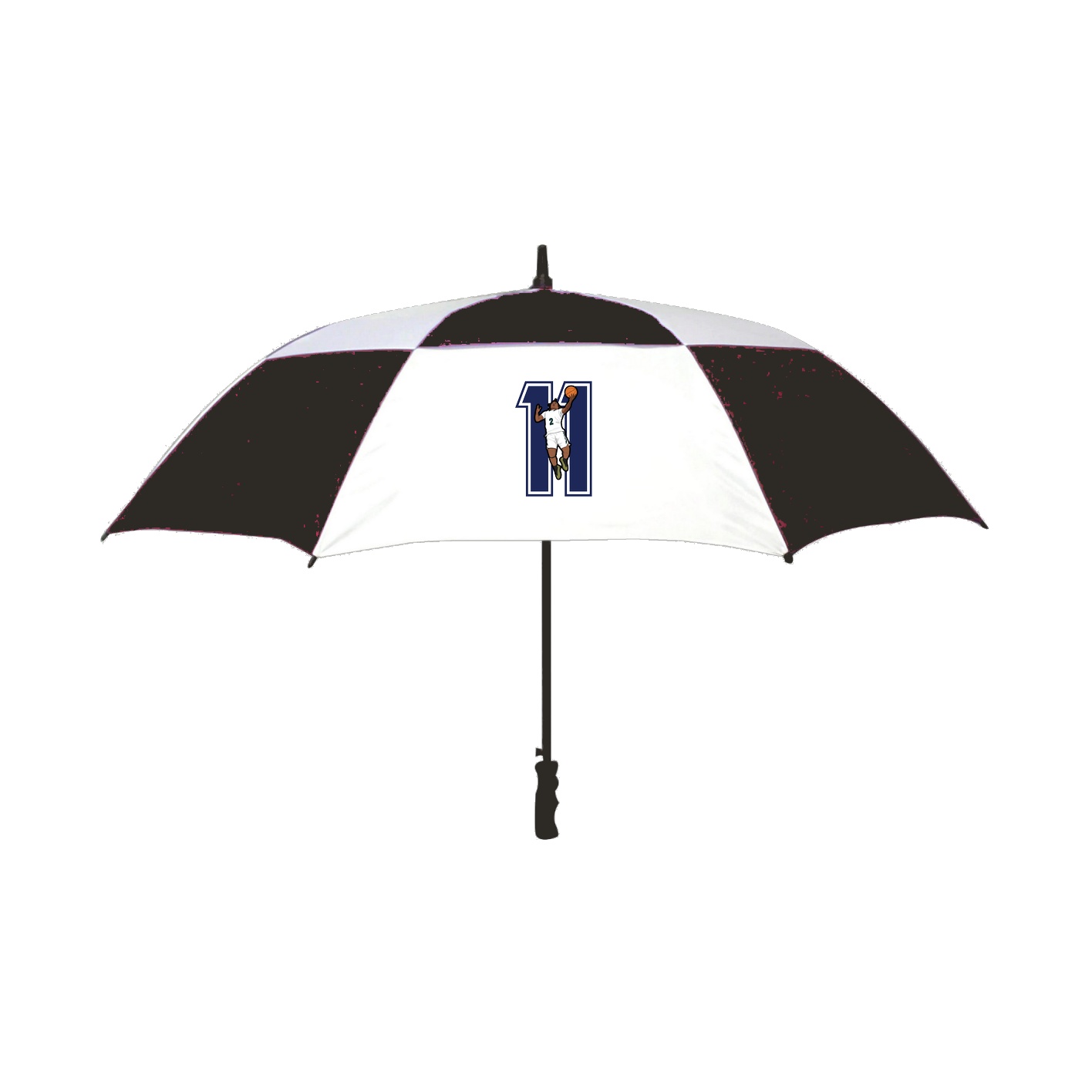 Golf Umbrella — Number in Black