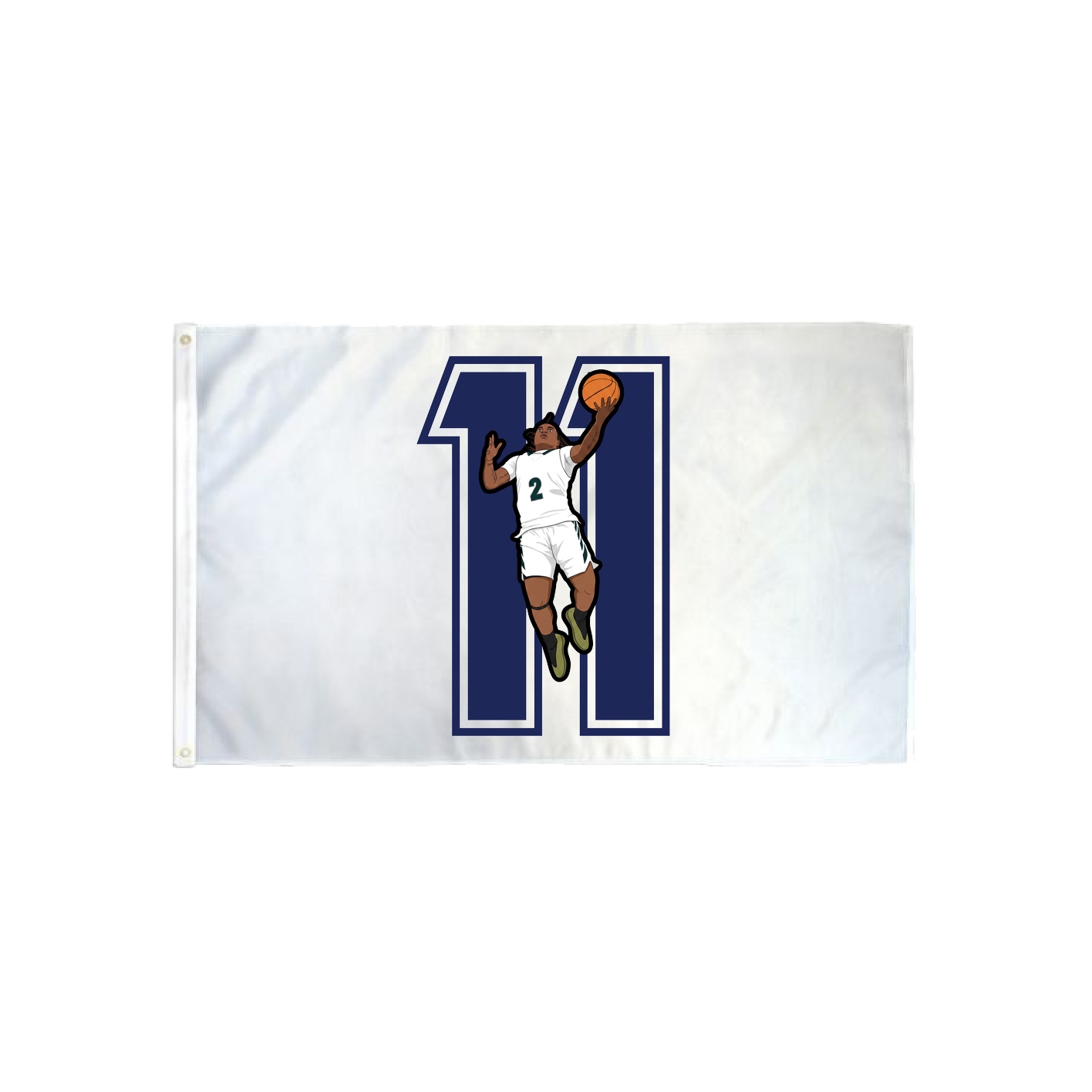 3x5 Flag — Number in Classic