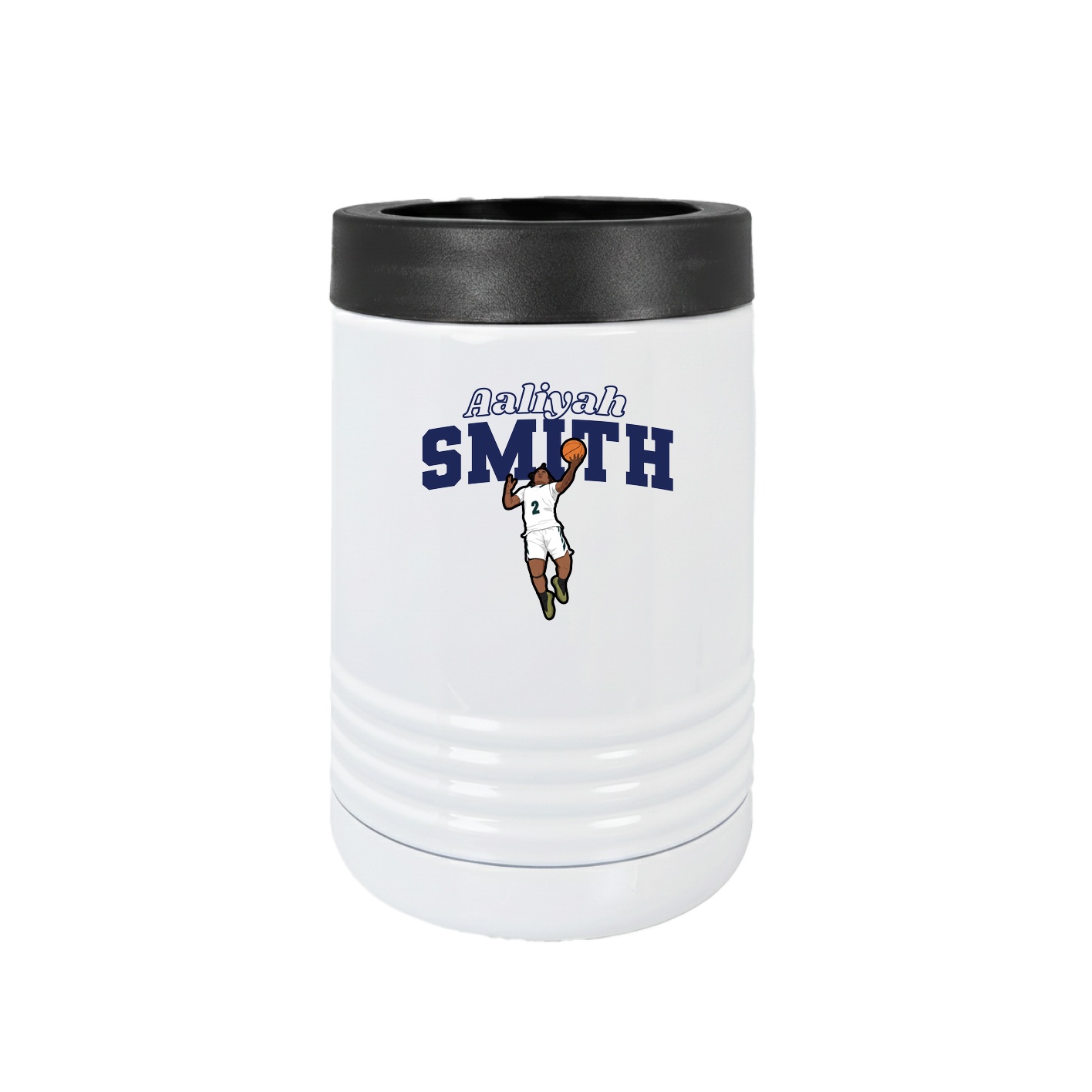 Beverage Holder — Name Arch in White
