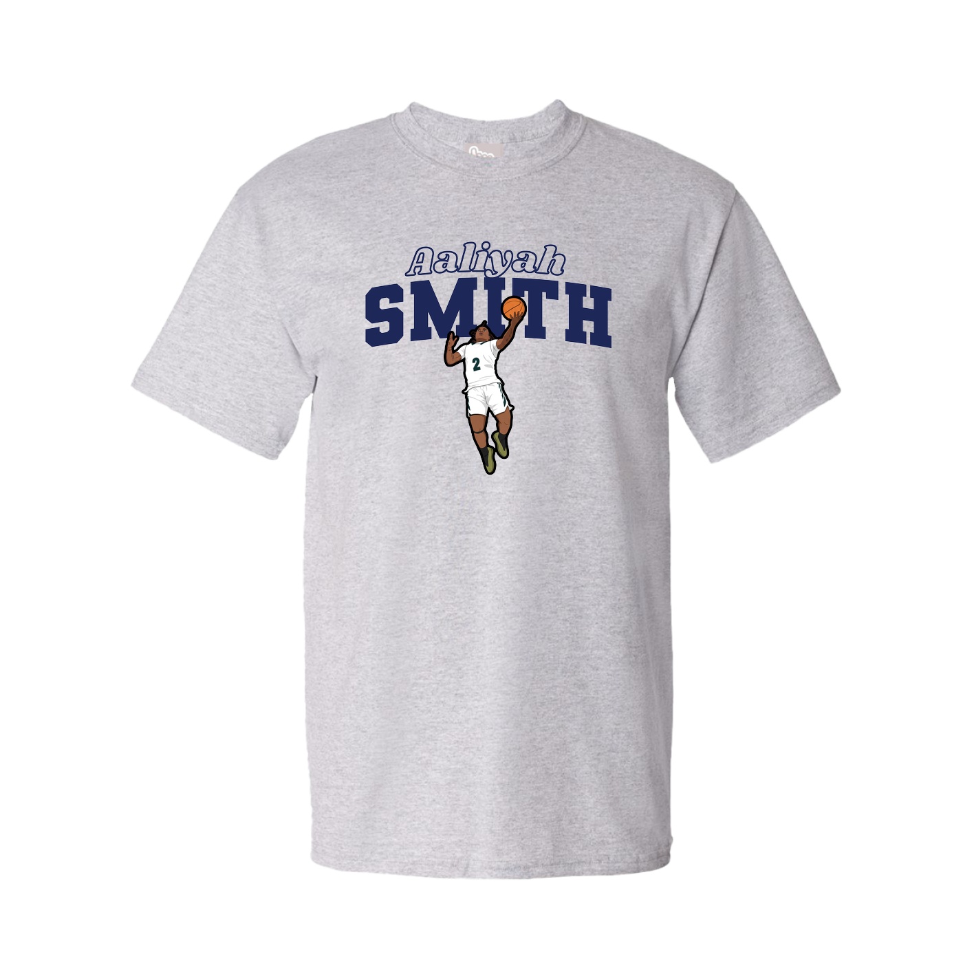 Tee — Name Arch in Grey