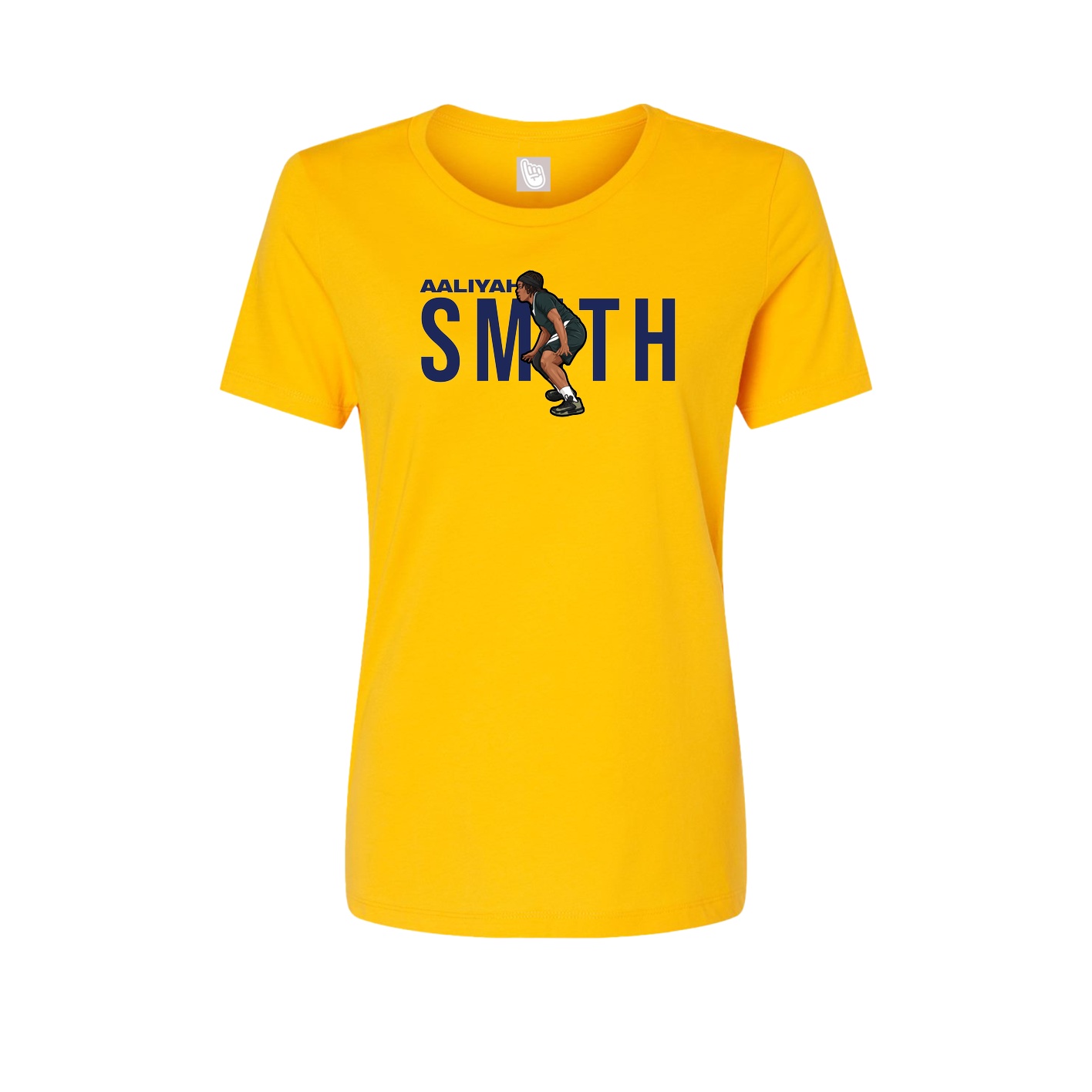 Womens Tee — Player Name in Gold