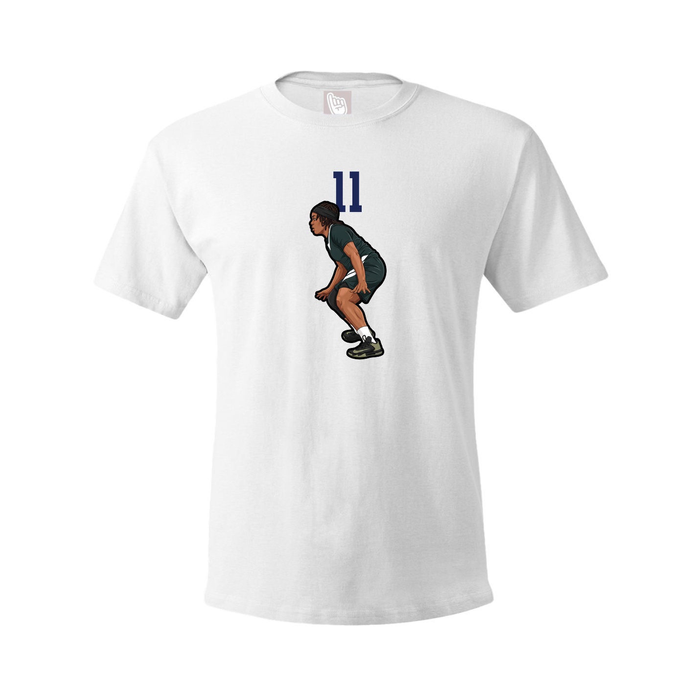 Tee — Number Top in White