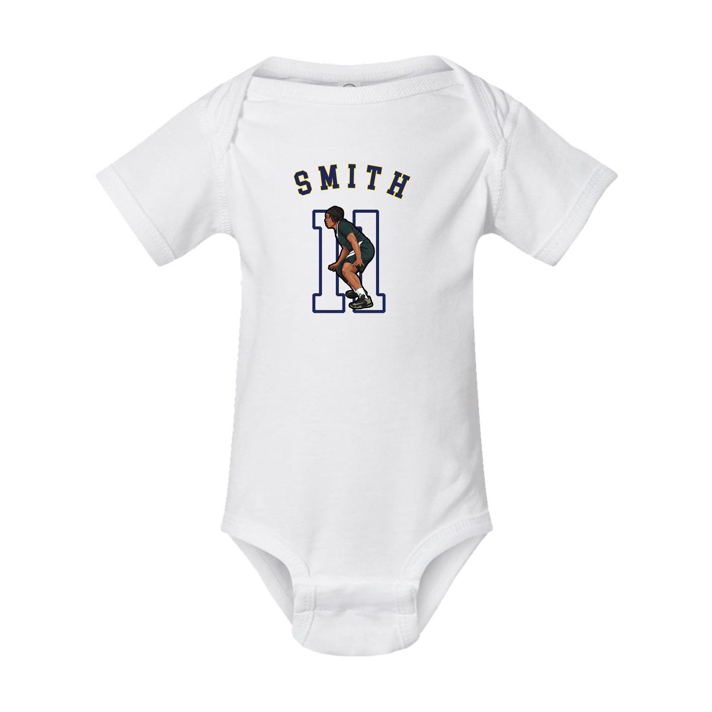 Baby Onesie — Shirsey Arch in White