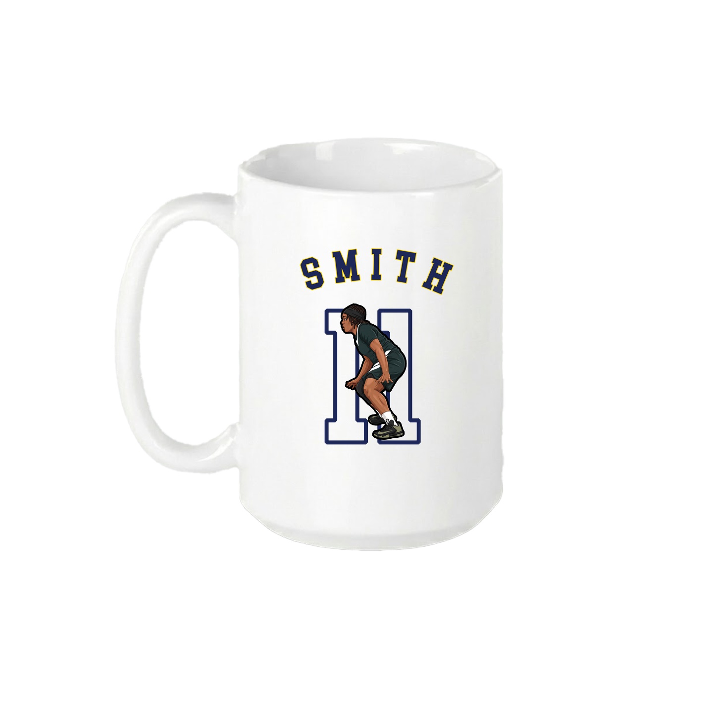 15oz Coffee Mug — Shirsey Arch in White