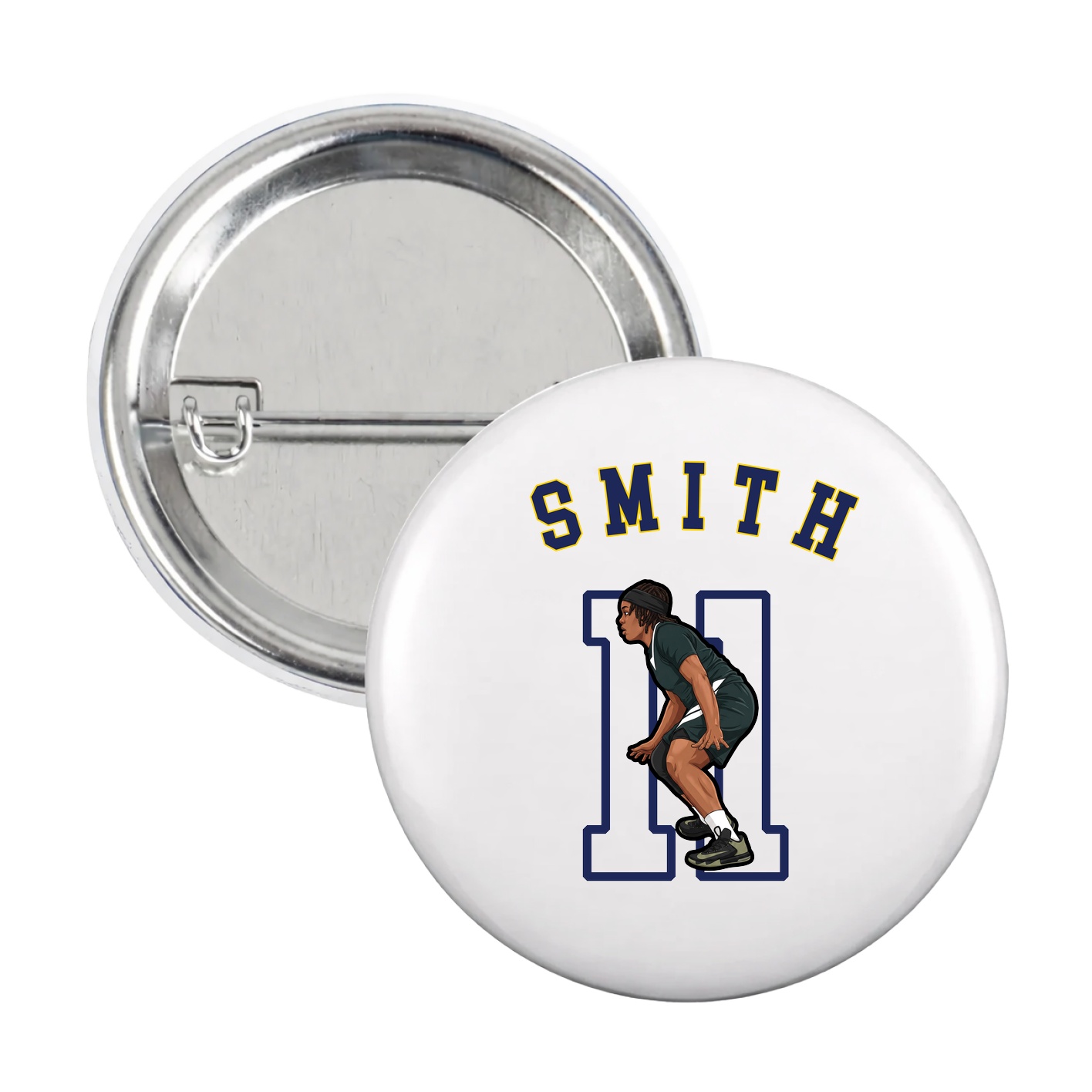 Game Day Button — Shirsey Arch in White