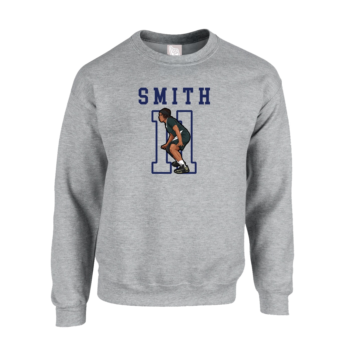 Fleece Crew — Shirsey in Grey