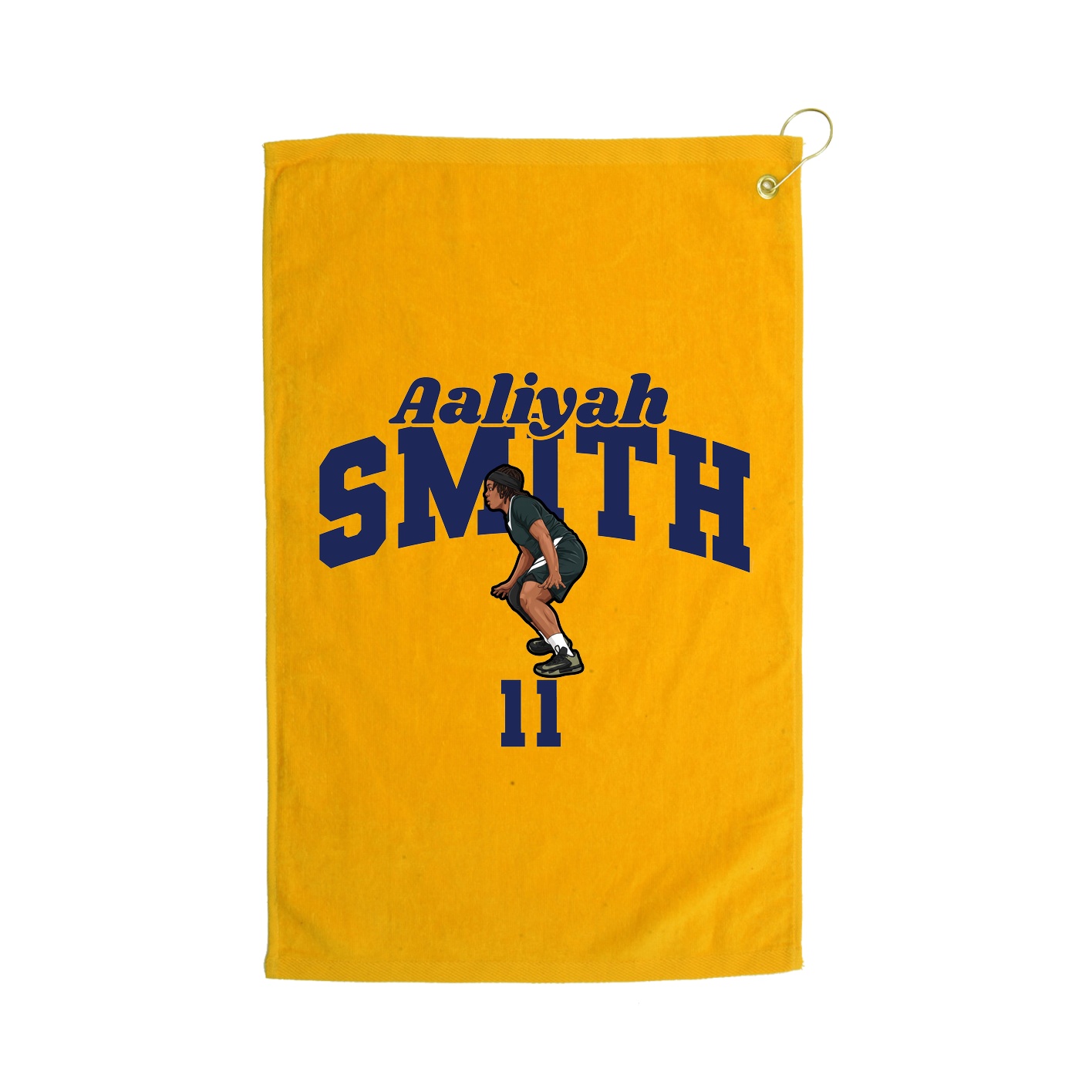 Golf Towel — Signature Arch in Gold