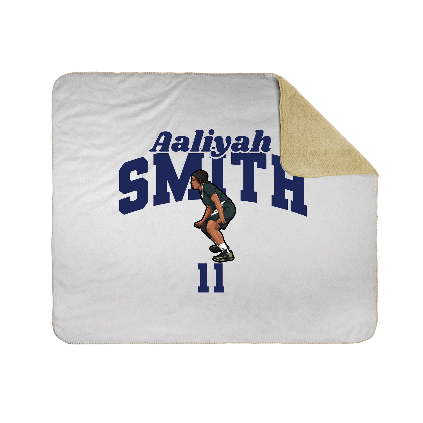 Throw Blanket — Signature Arch in White