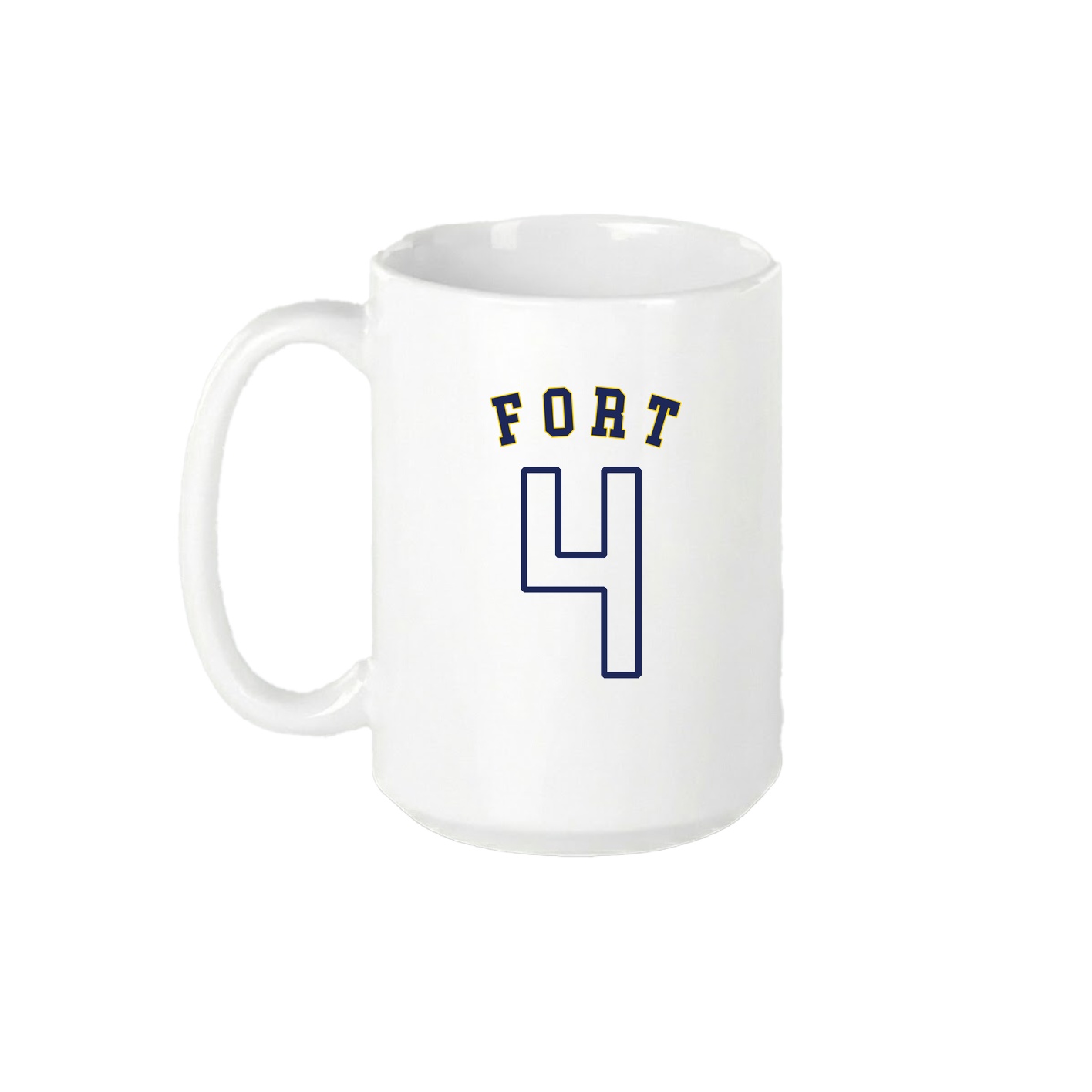 15oz Coffee Mug — Shirsey Arch in White