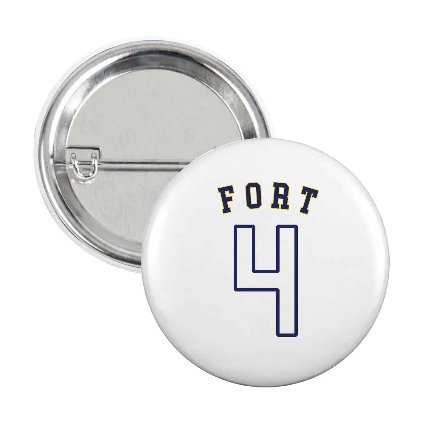 Game Day Button — Shirsey Arch in White