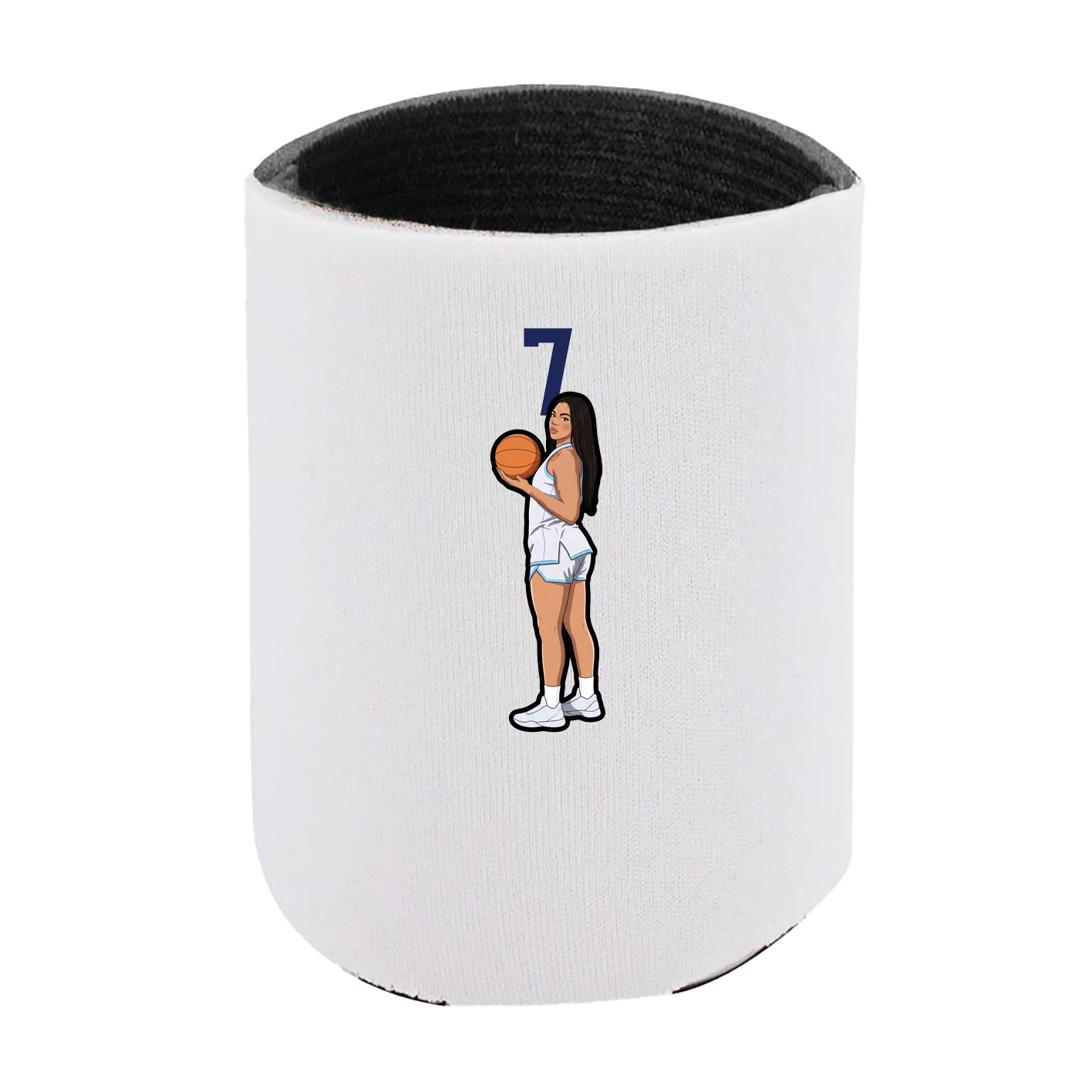 Can Holder — Number Top in White