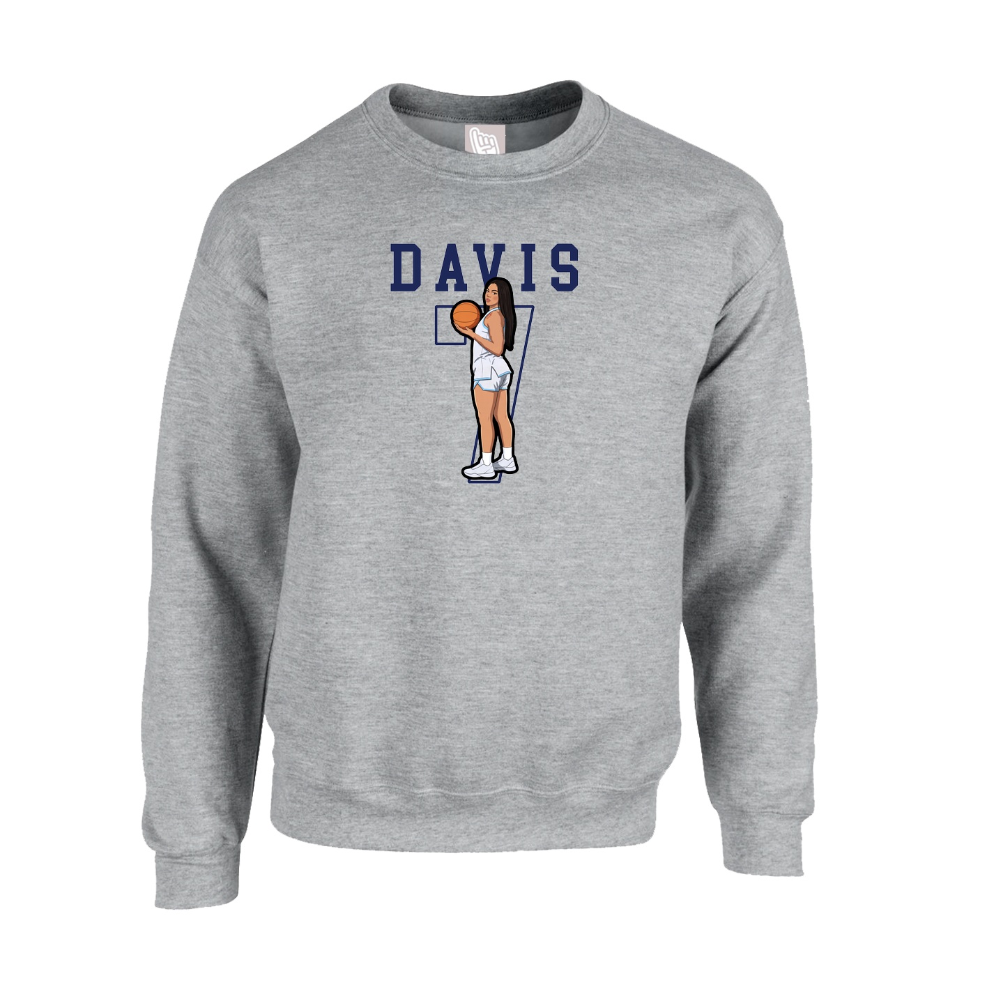 Fleece Crew — Shirsey in Grey