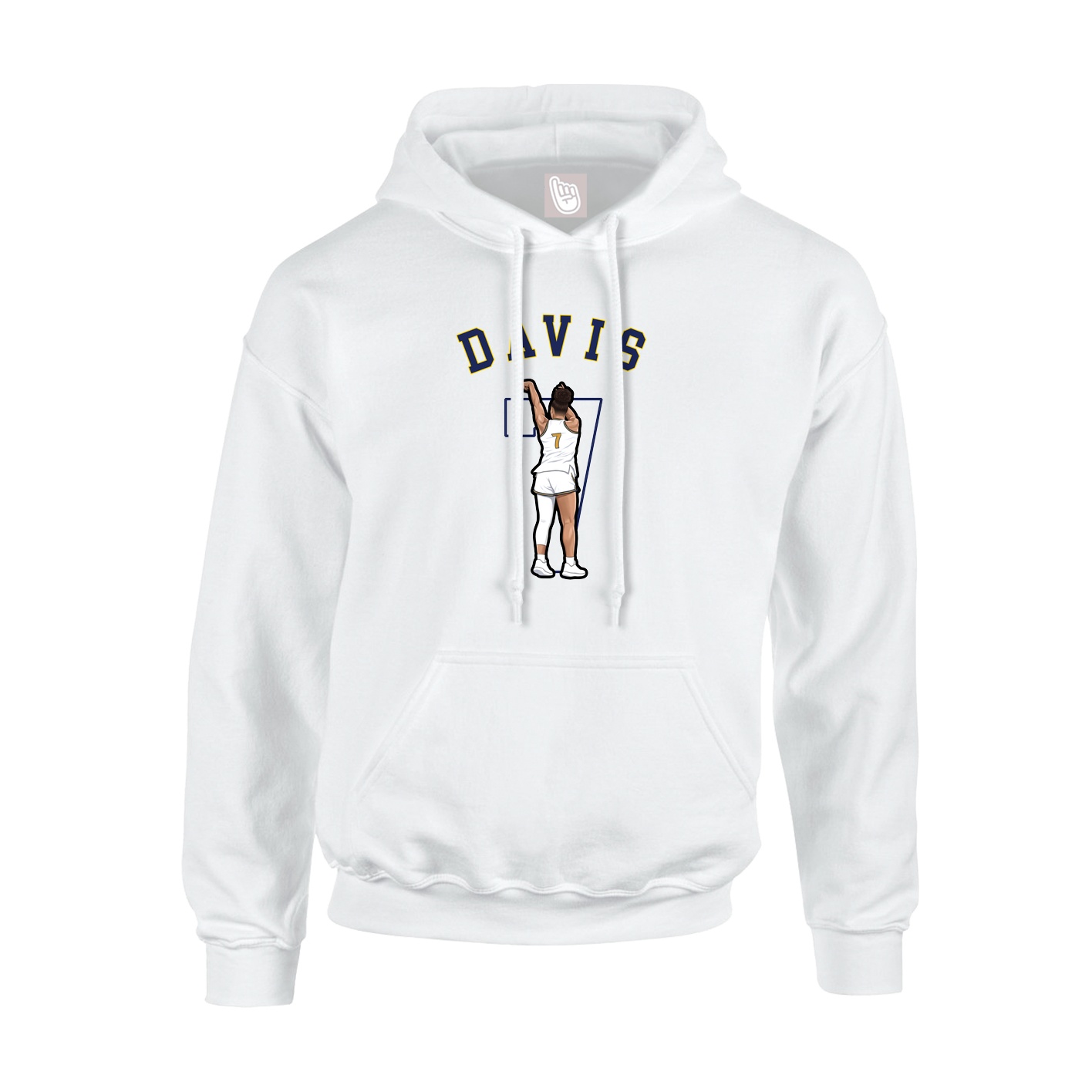 Hoodie — Shirsey Arch in White