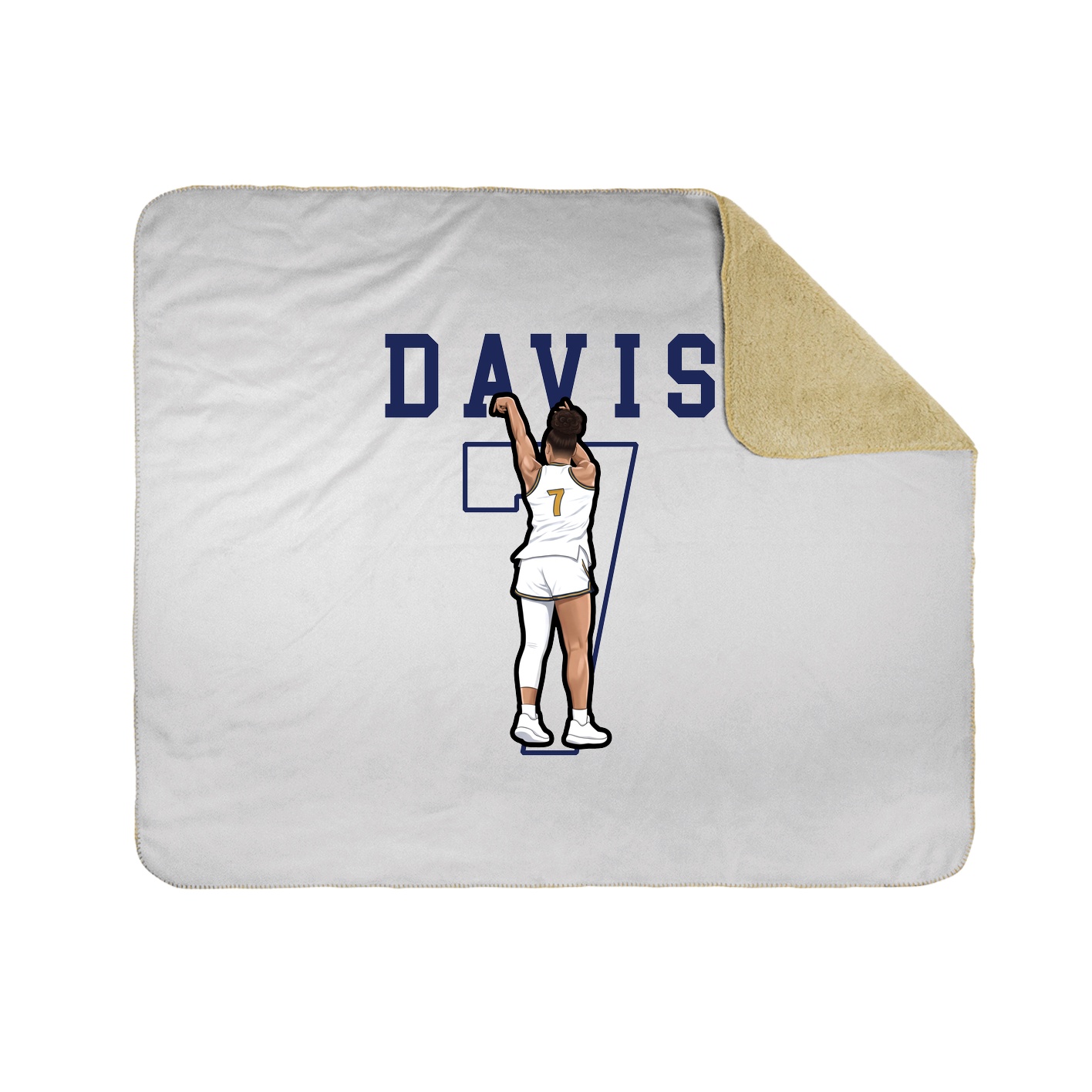 Throw Blanket — Shirsey in White
