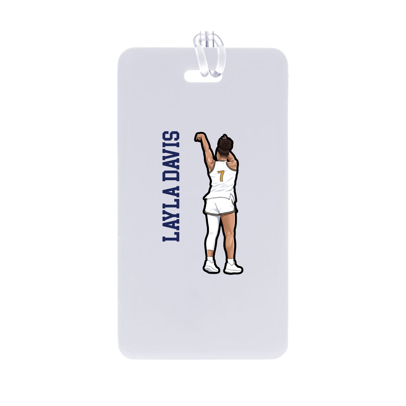 Bag Tag — Name Vertical in Classic