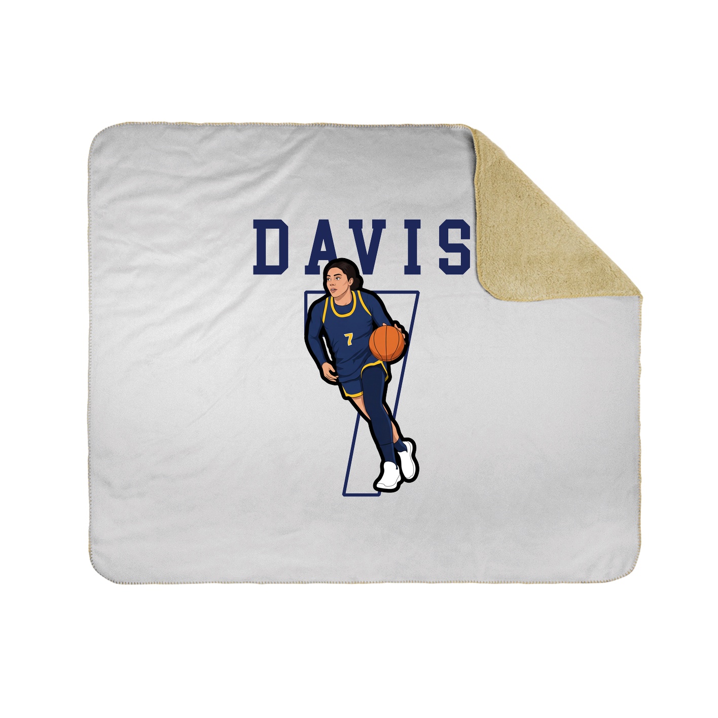 Throw Blanket — Shirsey in White