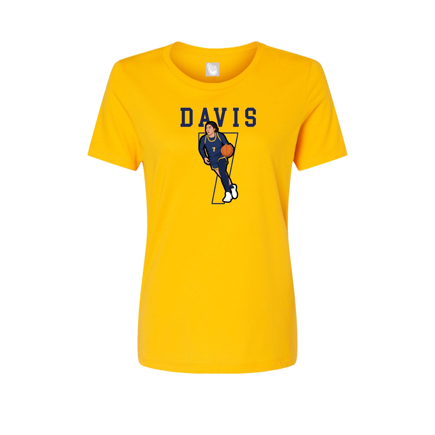 Fitted Women's Tee — Shirsey in Gold