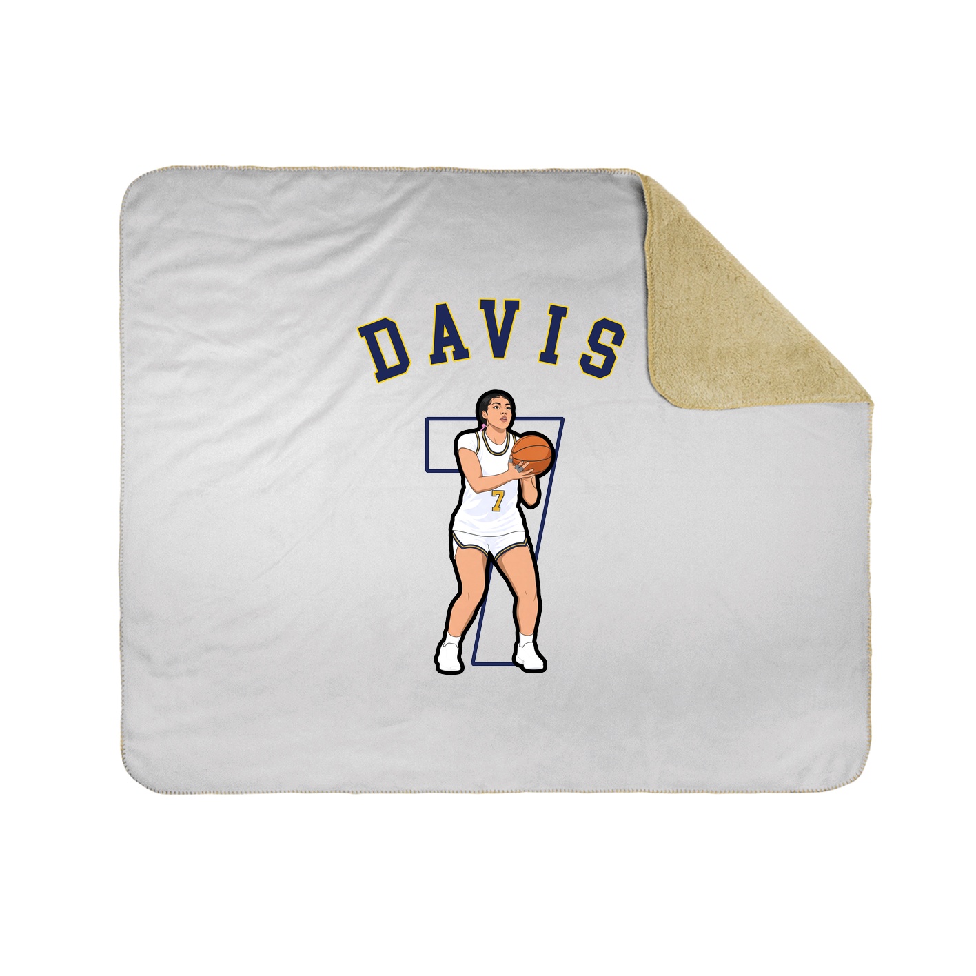 Throw Blanket — Shirsey Arch in White