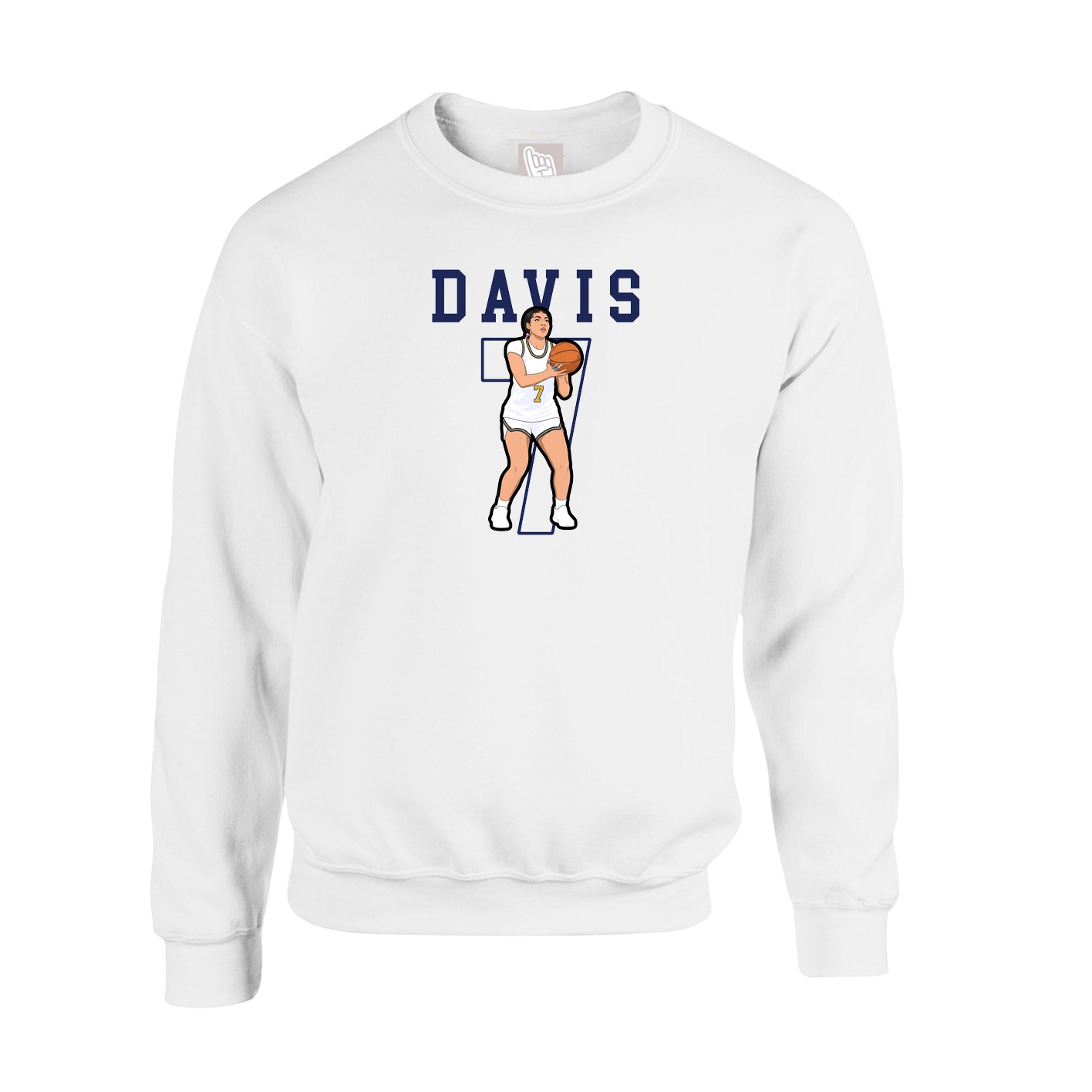 Fleece Crew — Shirsey in White