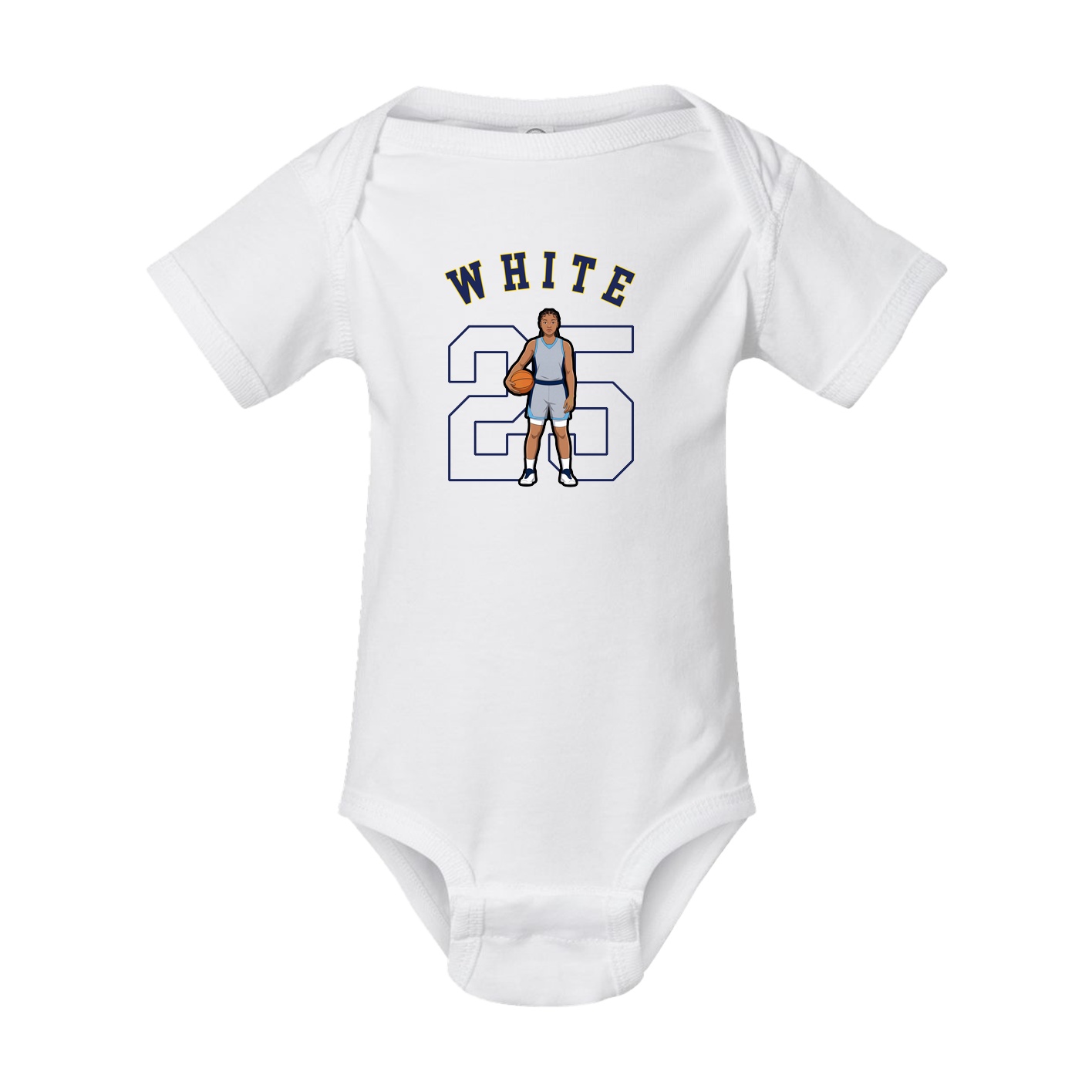 Baby Onesie — Shirsey Arch in White