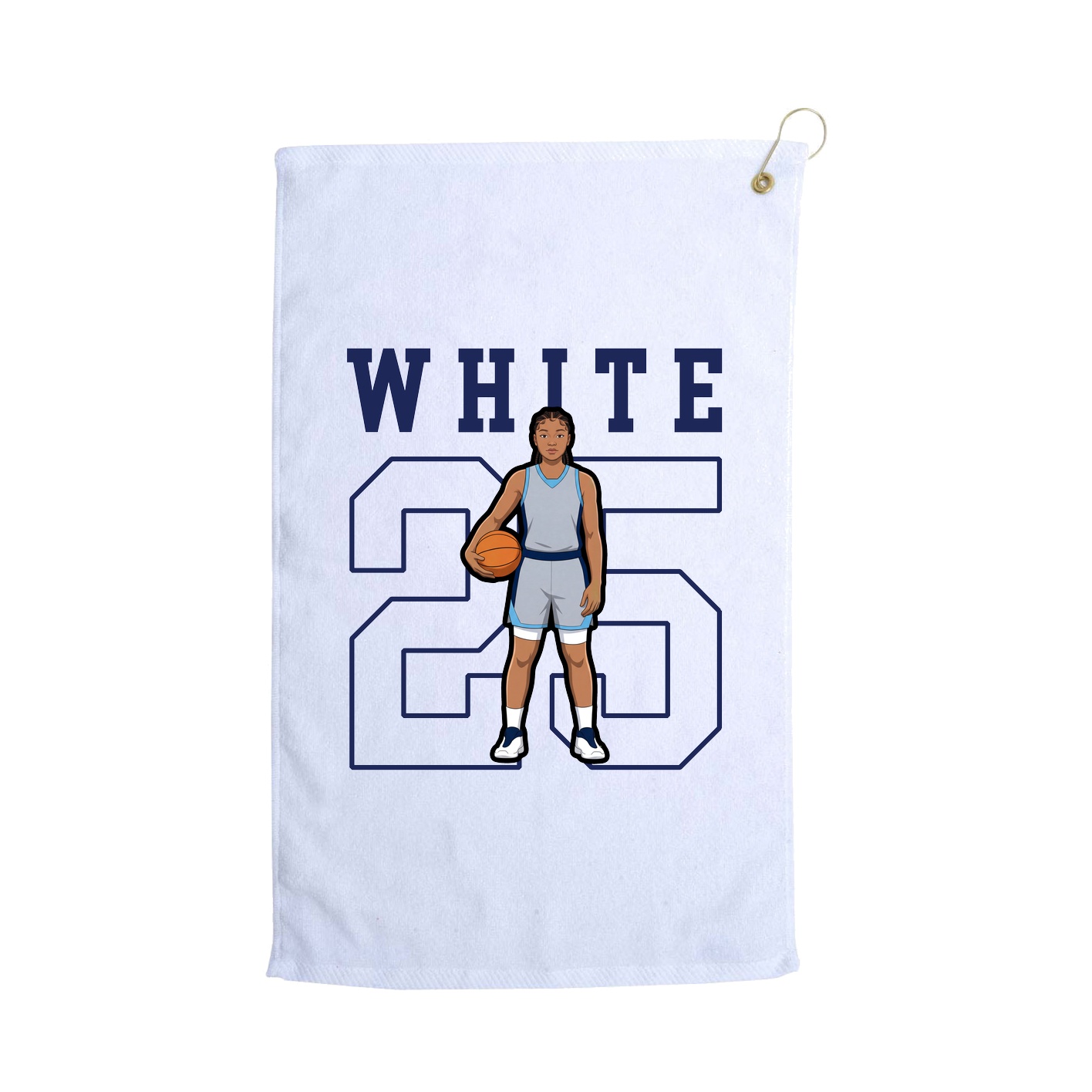 Golf Towel — Shirsey in White