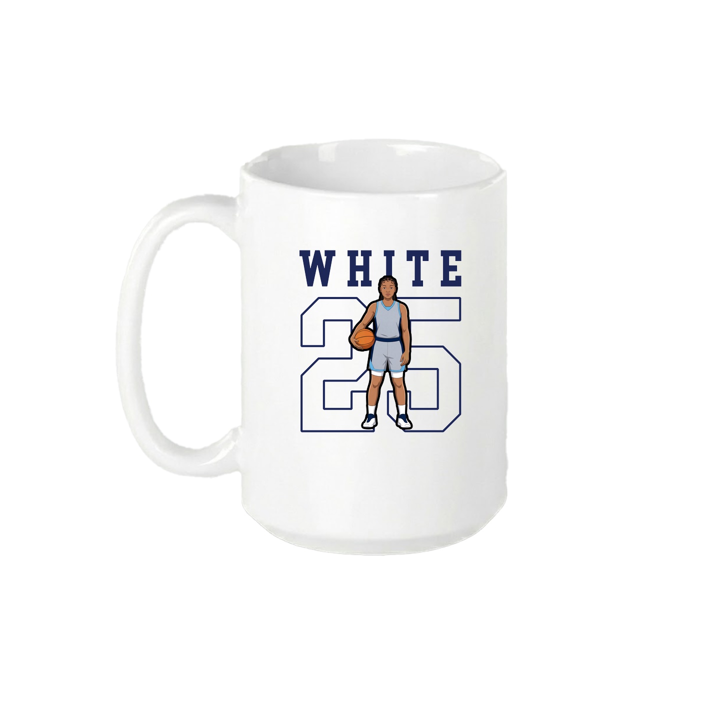 15oz Coffee Mug — Shirsey in White