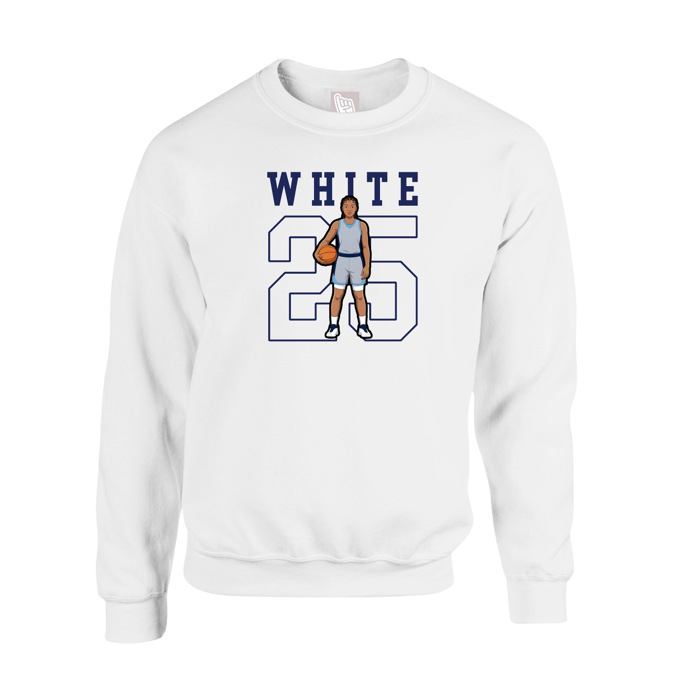 Fleece Crew — Shirsey in White