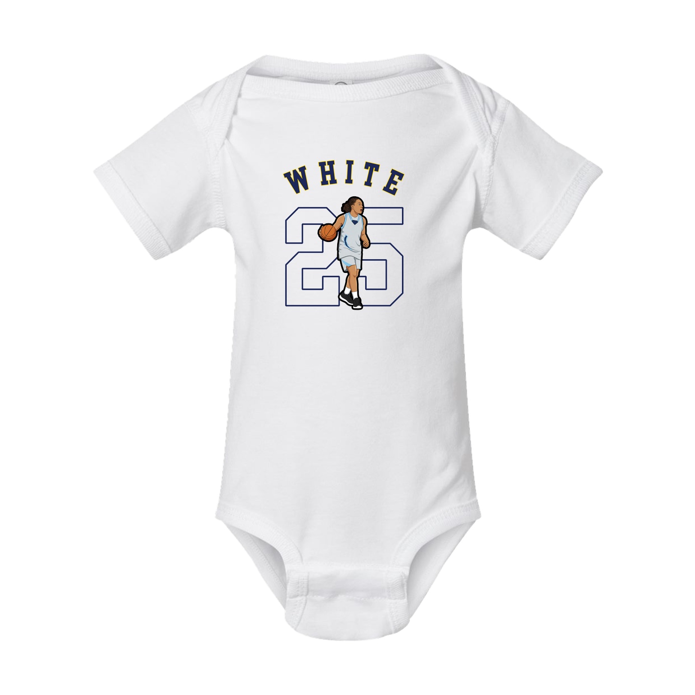 Baby Onesie — Shirsey Arch in White
