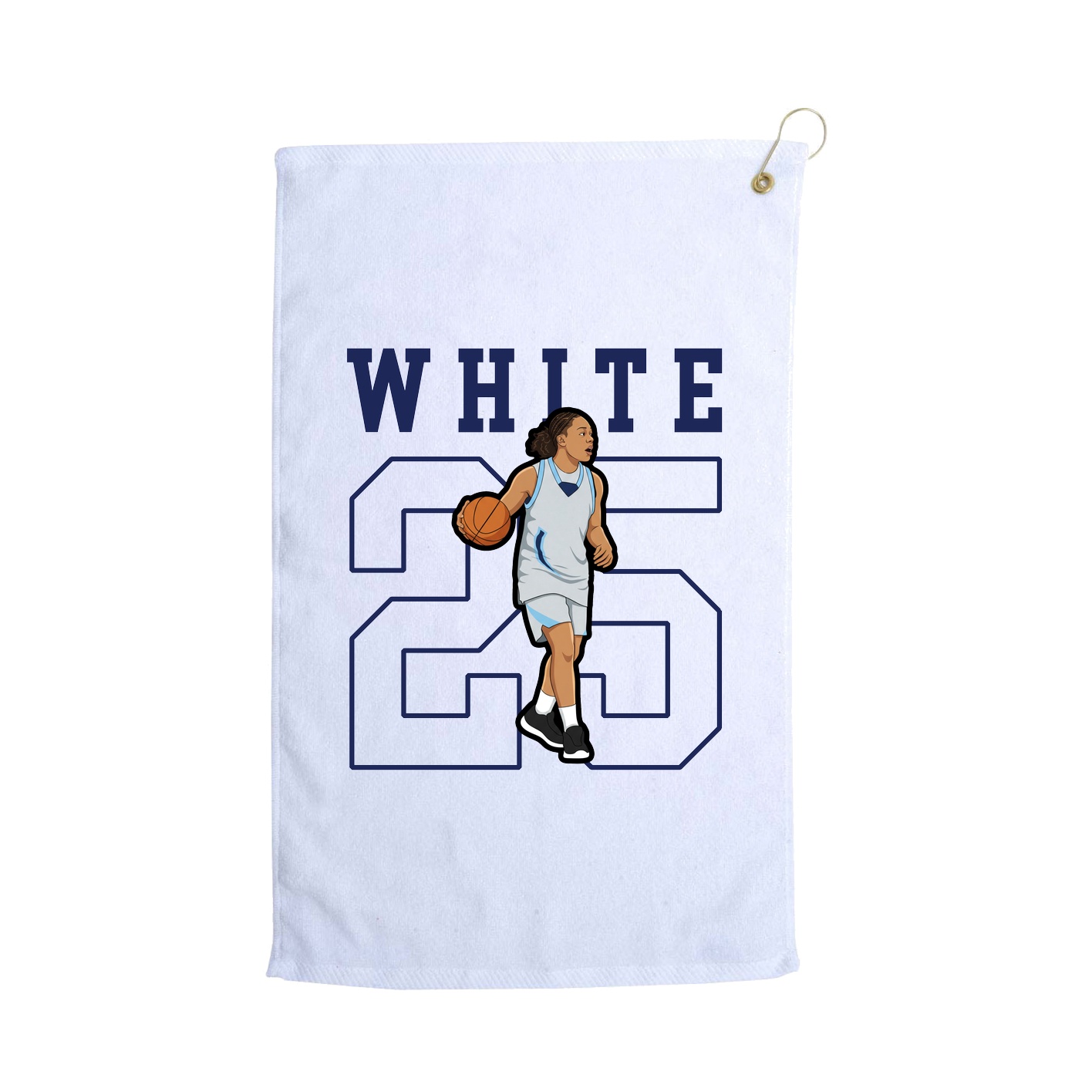 Golf Towel — Shirsey in White