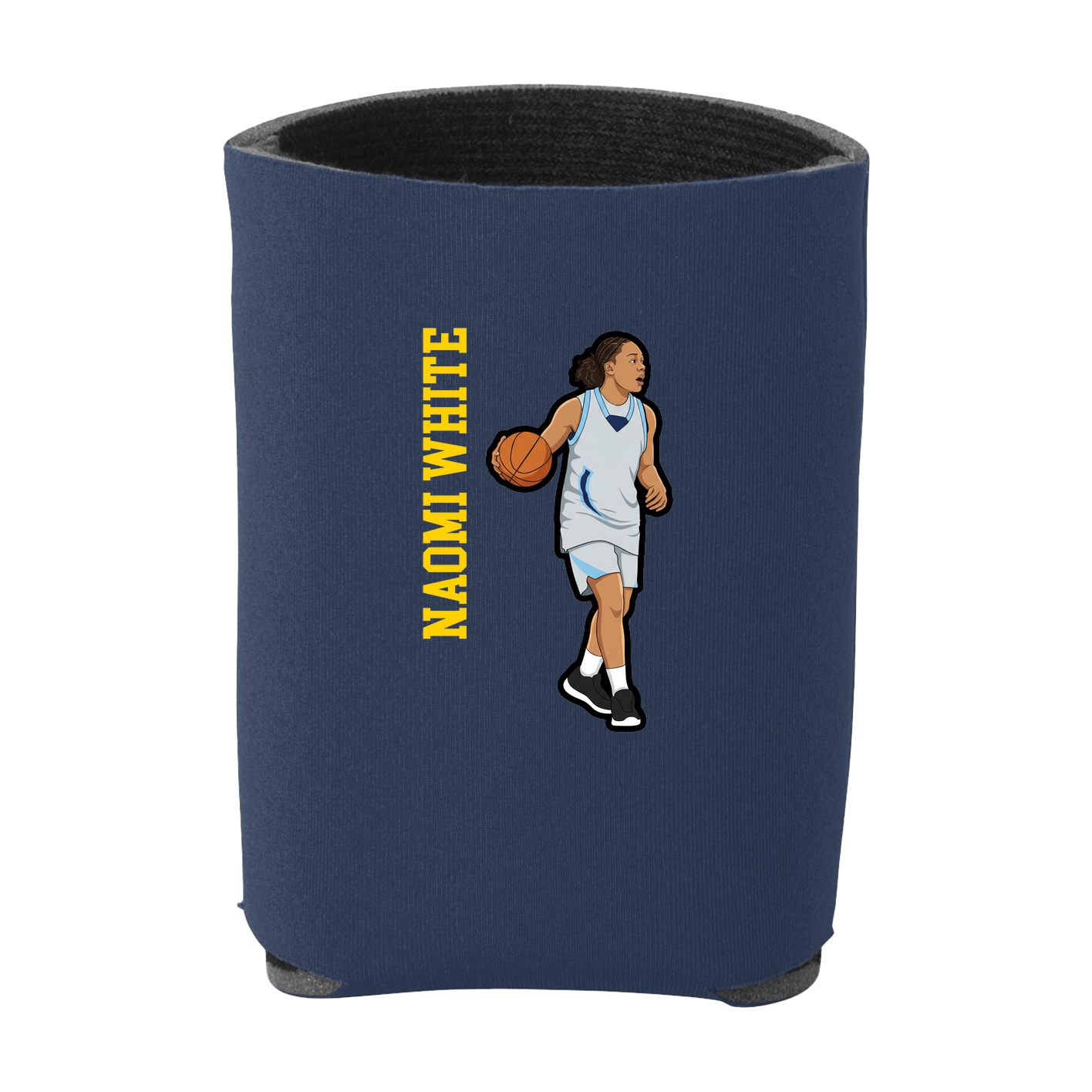 Can Holder — Name Vertical in Navy