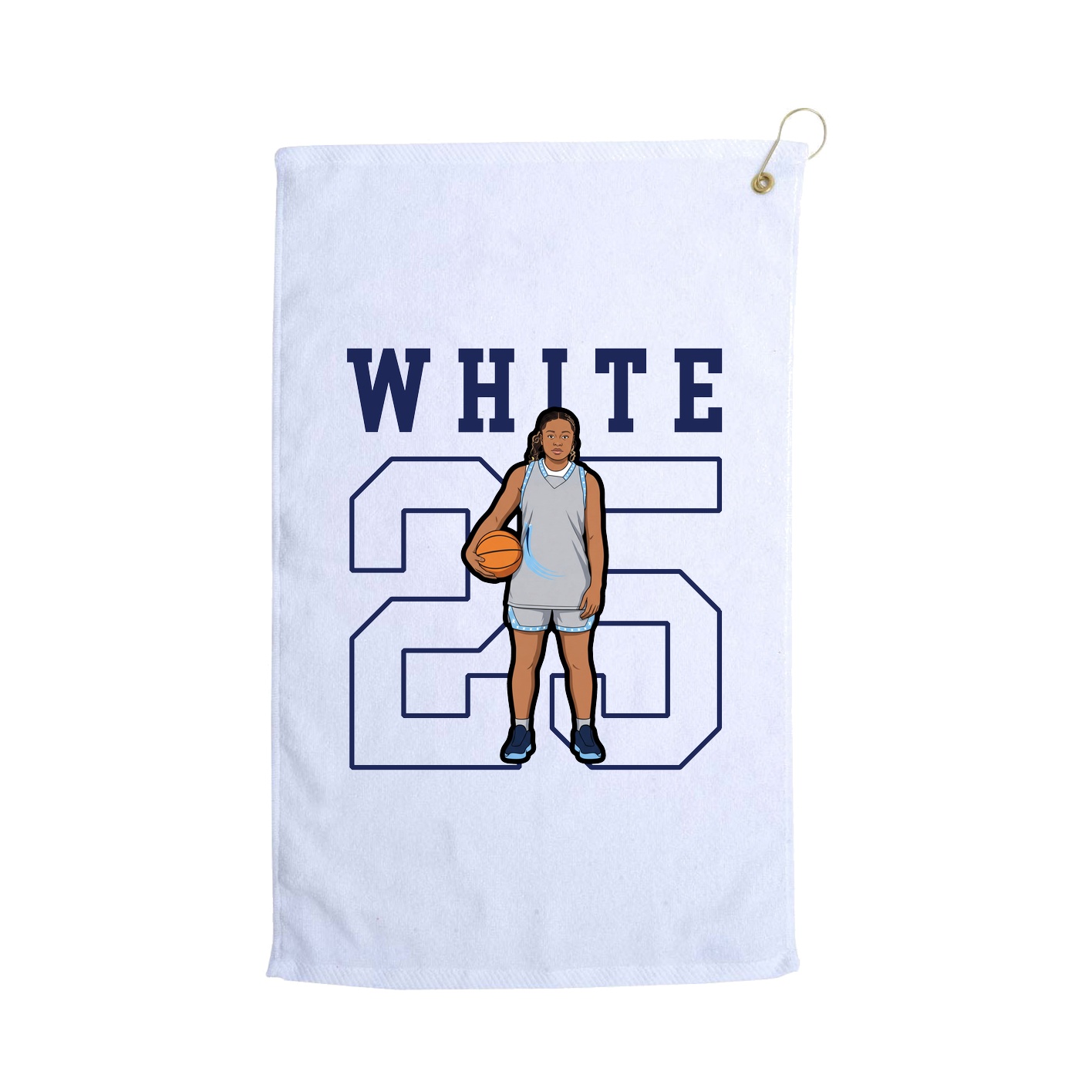 Golf Towel — Shirsey in White
