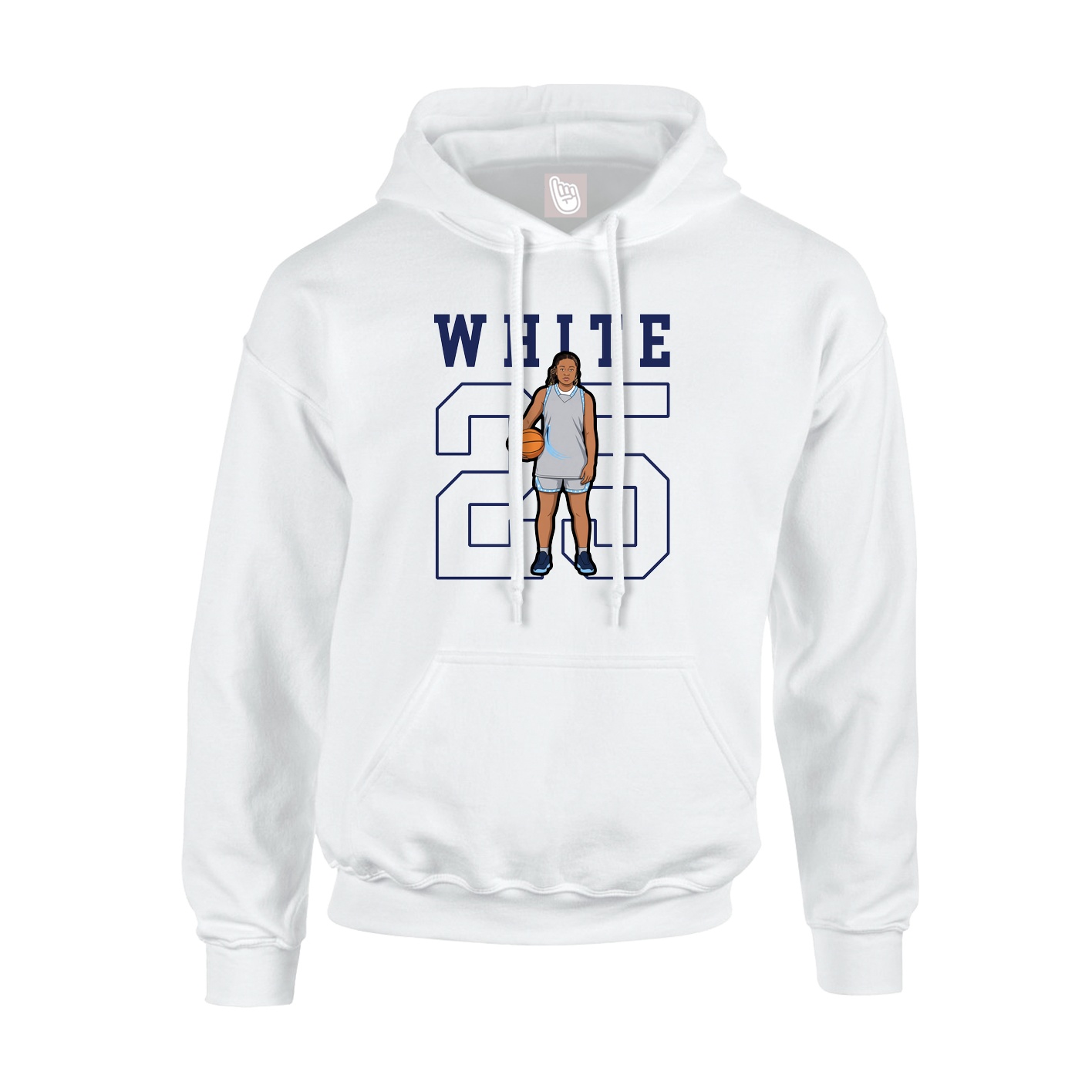 Youth Hoodie — Shirsey in White