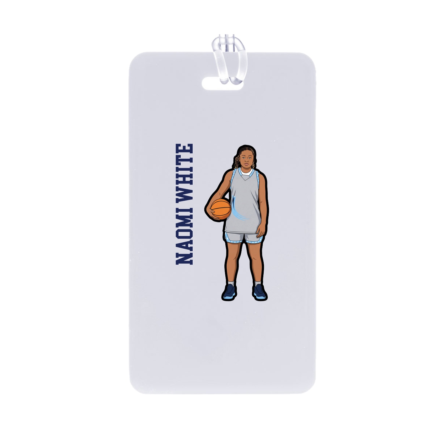 Bag Tag — Name Vertical in Classic