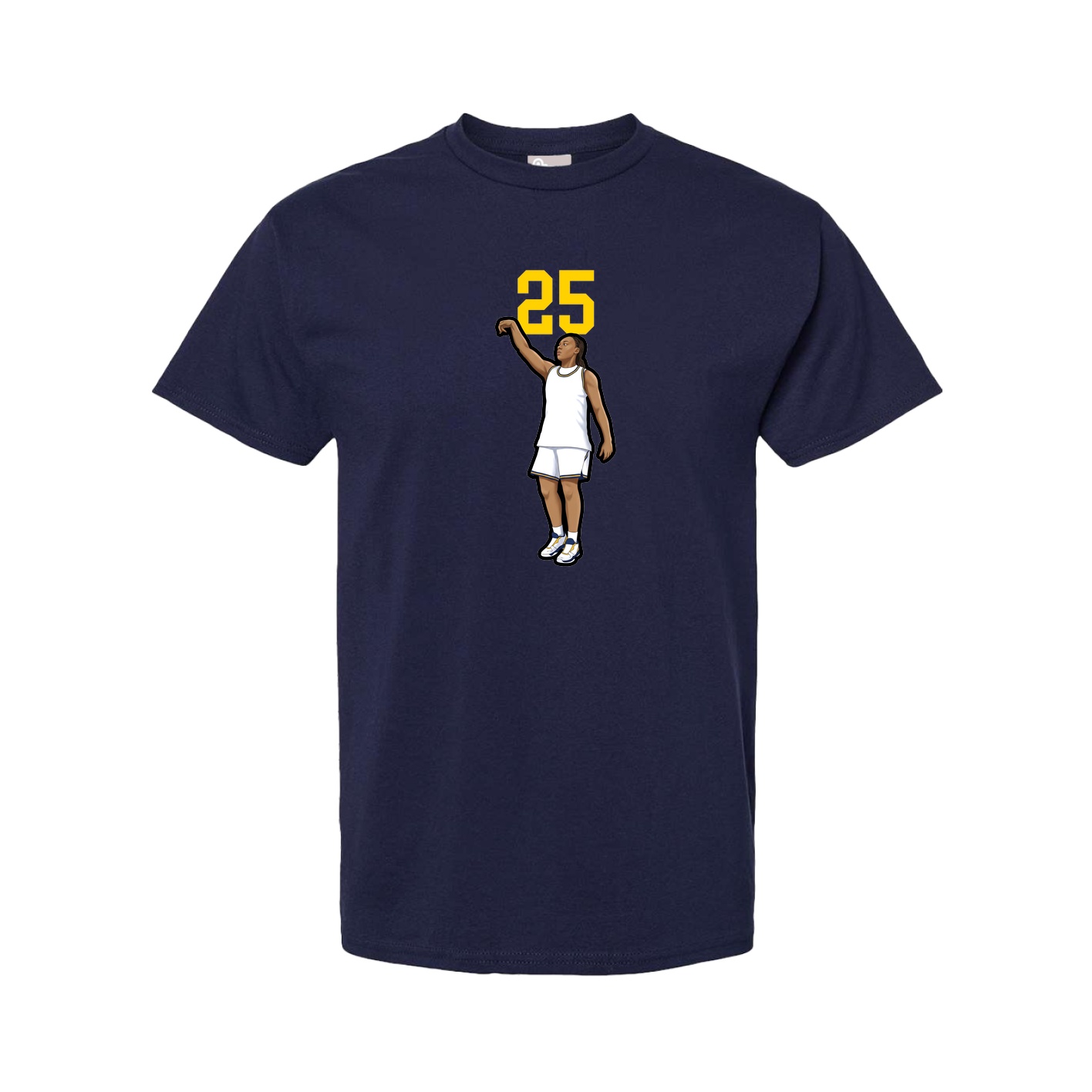 Youth Tee — Number Top in Navy