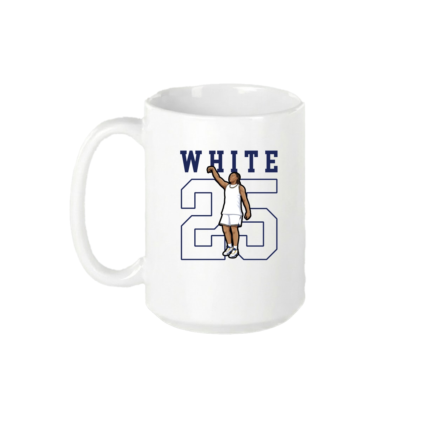 15oz Coffee Mug — Shirsey in White