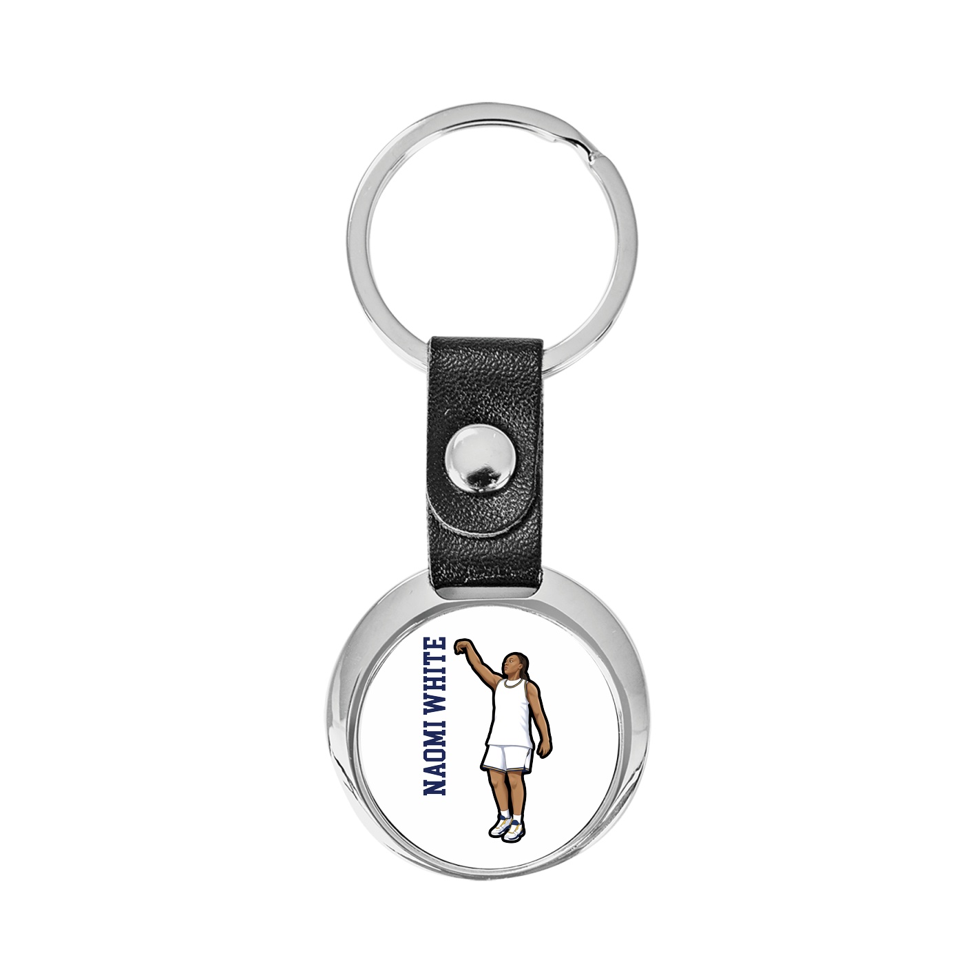 Key Chain — Name Vertical in Classic