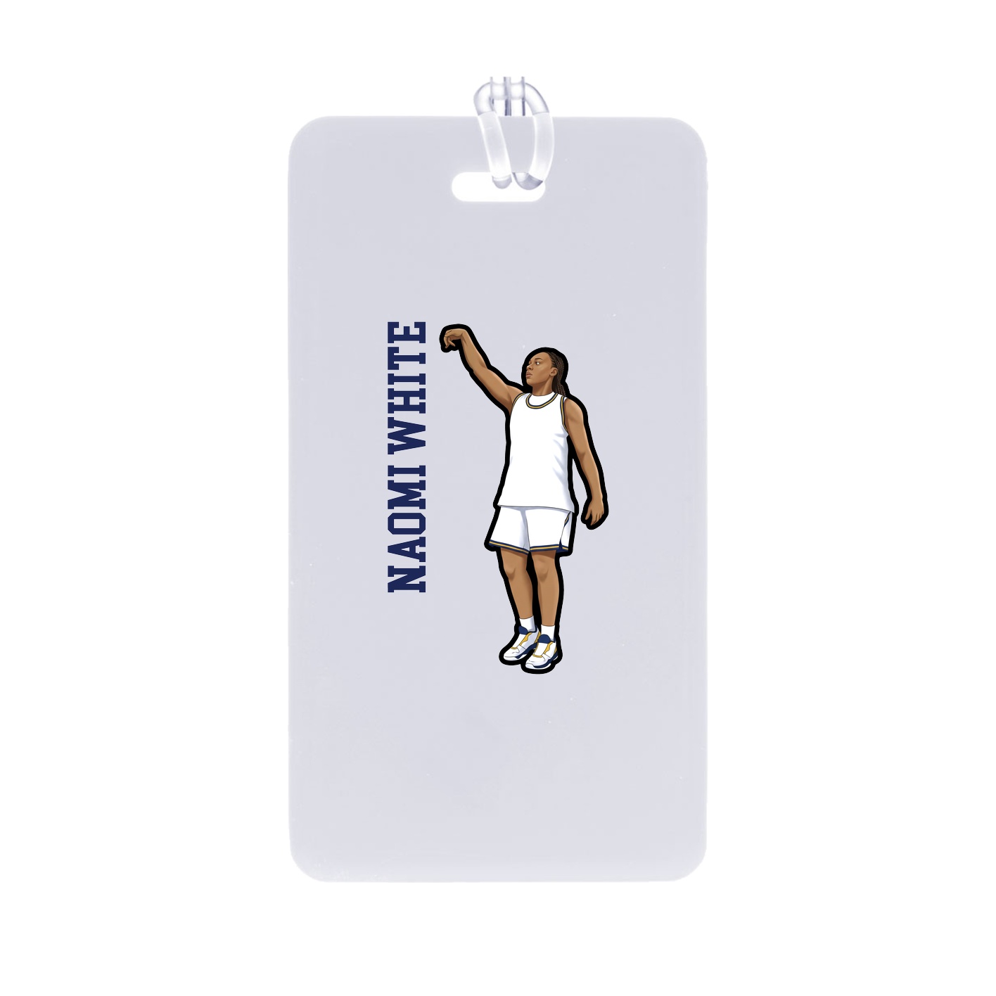 Bag Tag — Name Vertical in Classic