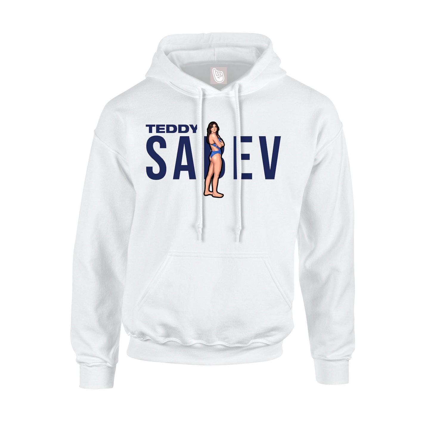 Hoodie — Player Name in White