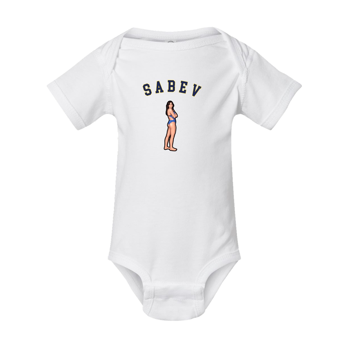 Baby Onesie — Shirsey Arch in White