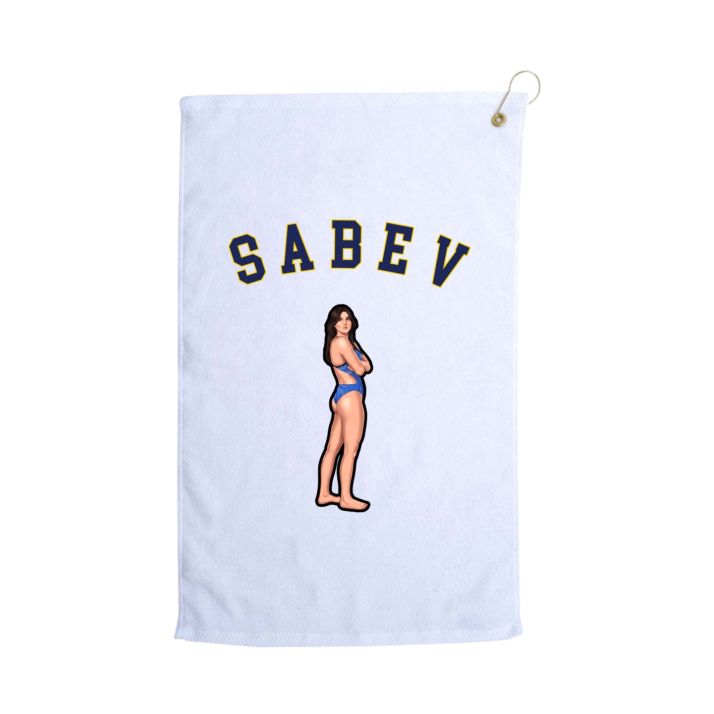 Golf Towel — Shirsey Arch in White