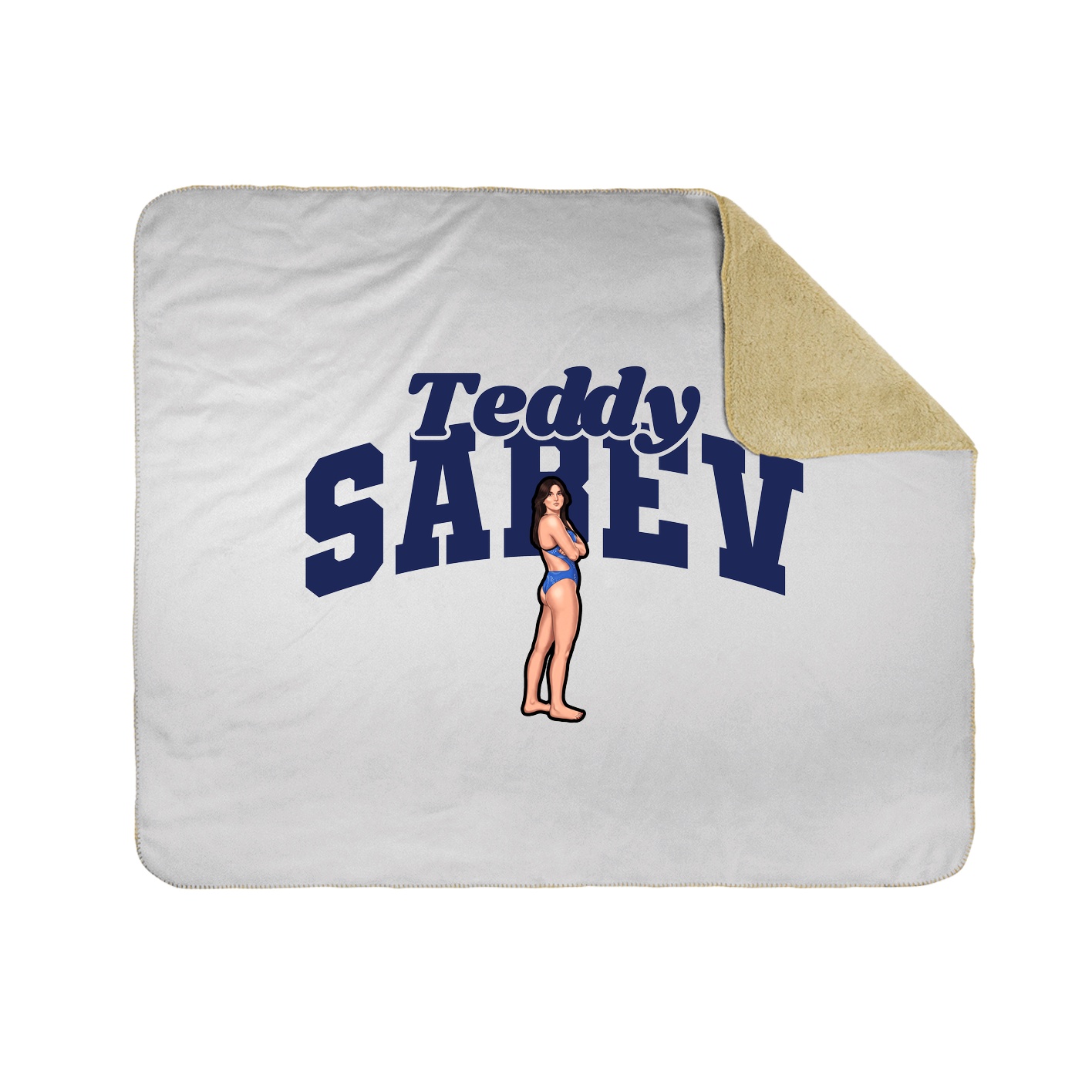 Throw Blanket — Signature Arch in White